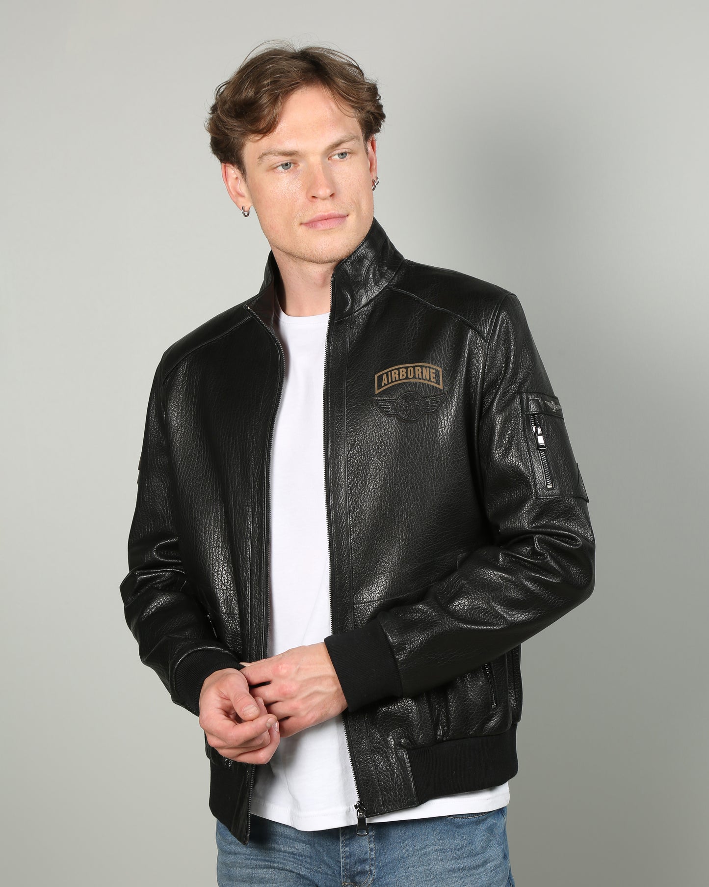 Olavi Lambskin Leather Jacket