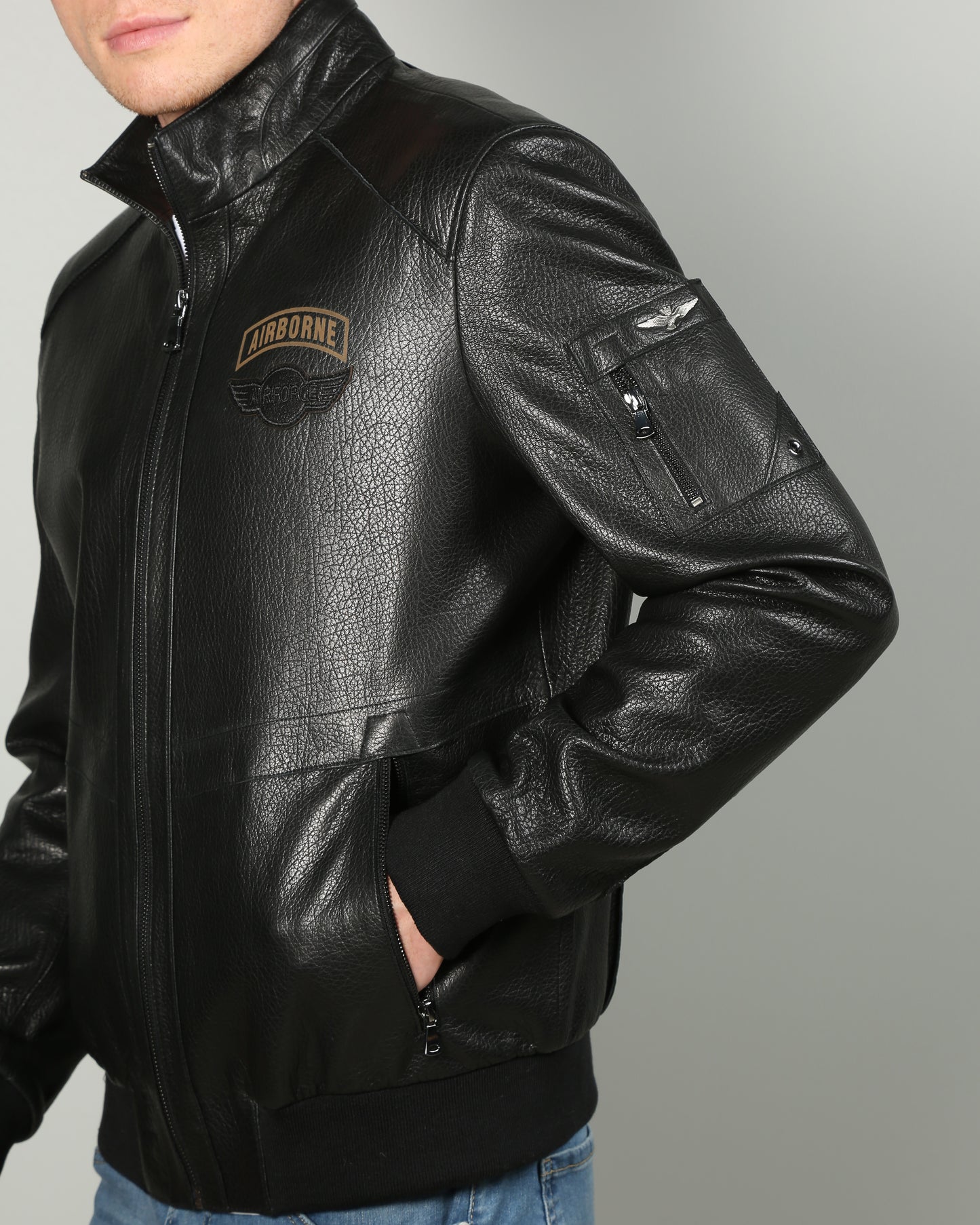 Olavi Lambskin Leather Jacket