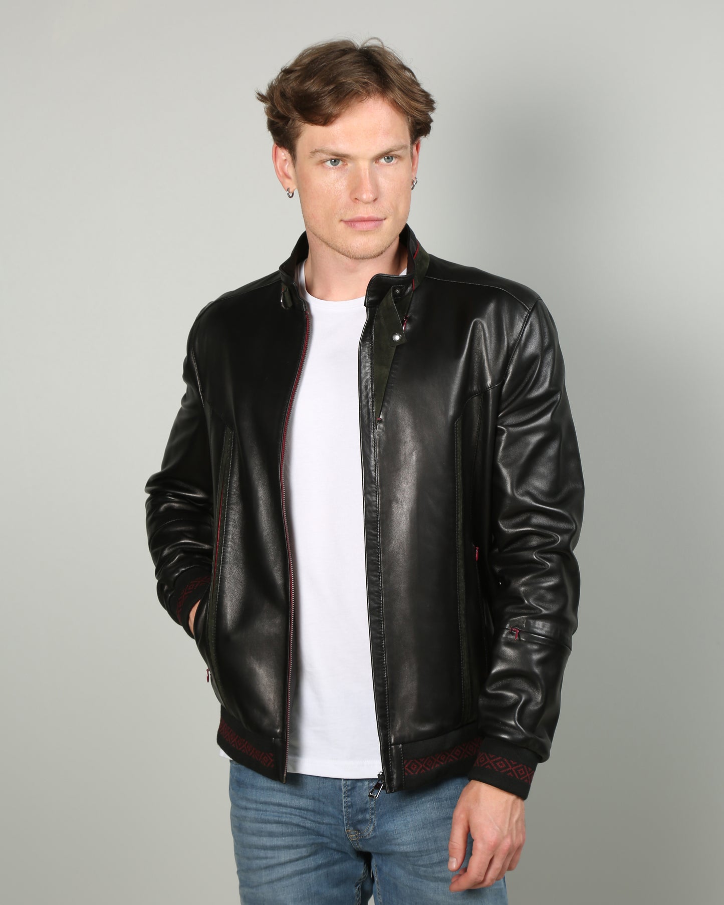 Paavo Lambskin Leather Jacket