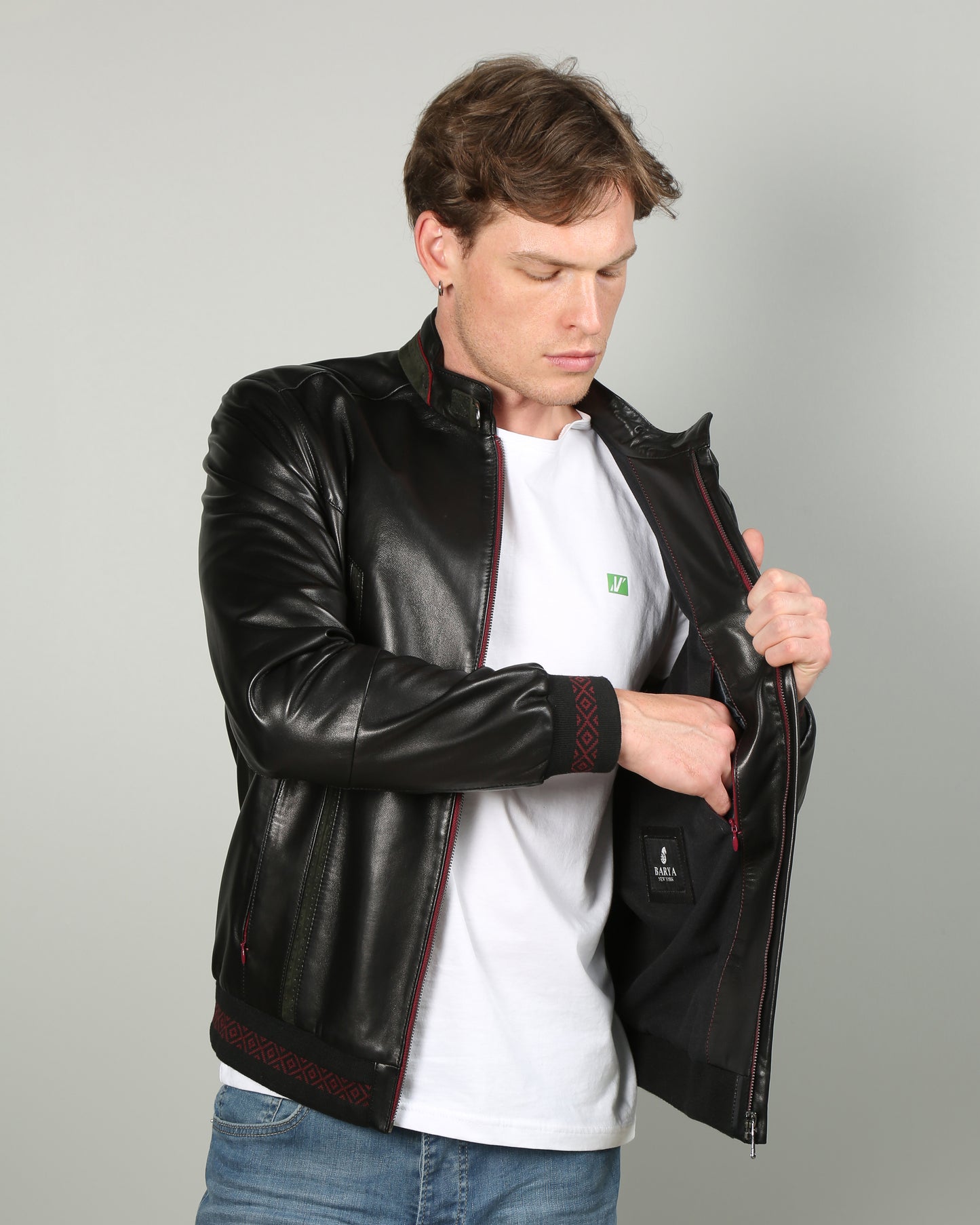 Paavo Lambskin Leather Jacket