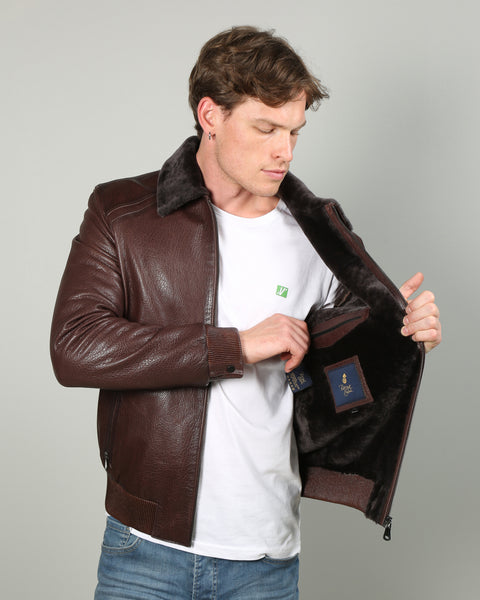 Taneli Men Leather Jacket