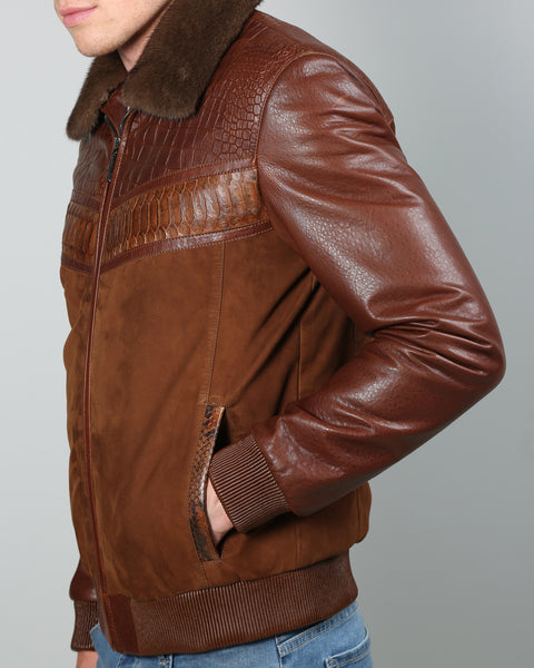 Tarvo Men Leather Jacket
