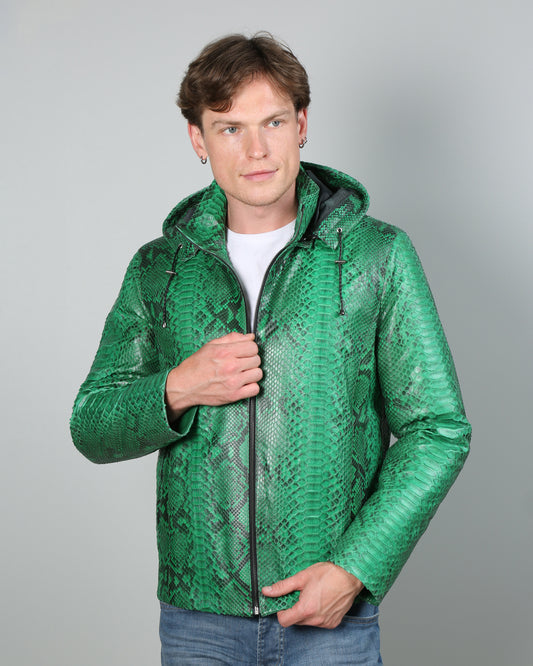 Aaro Python Skin Jacket