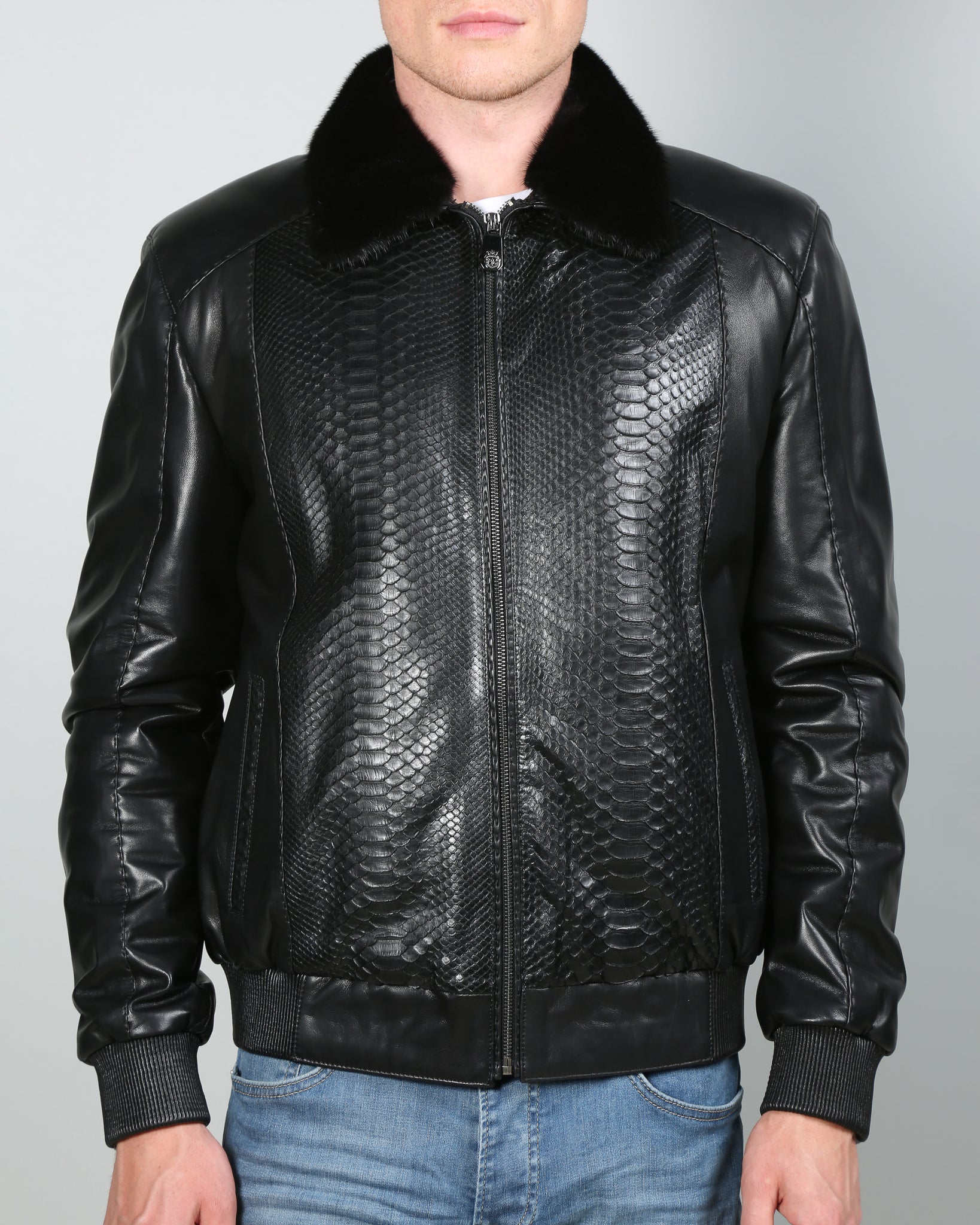 Jalmari Men Leather Jacket