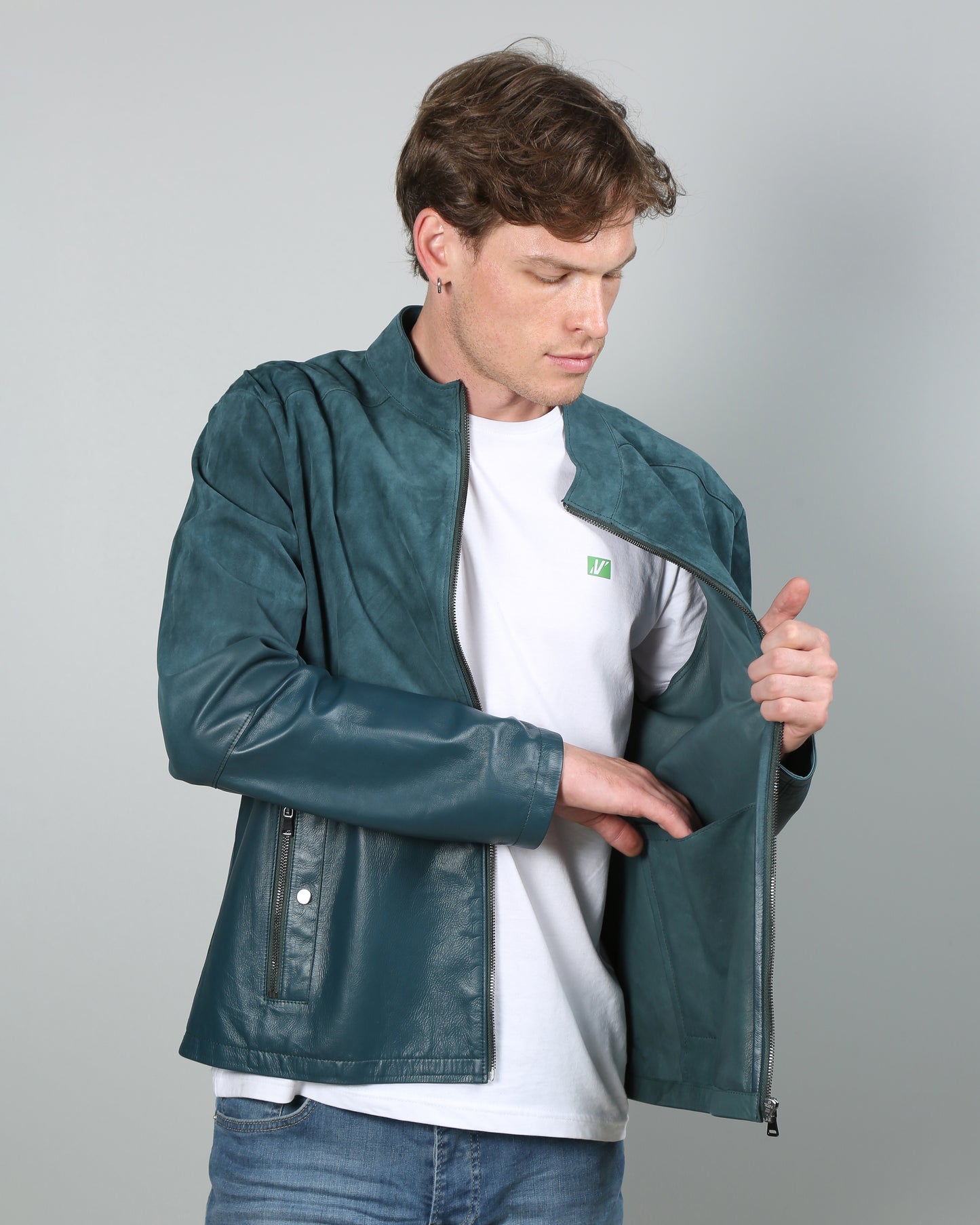 Kauno Suede Leather Jacket