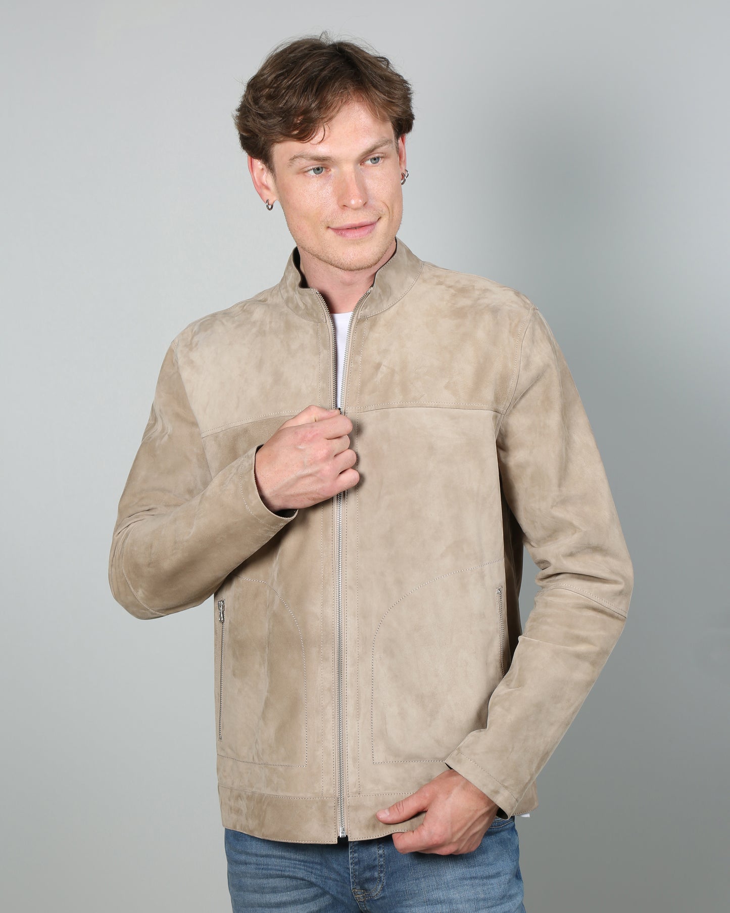 Rasmus Reversible Suede Leather Jacket