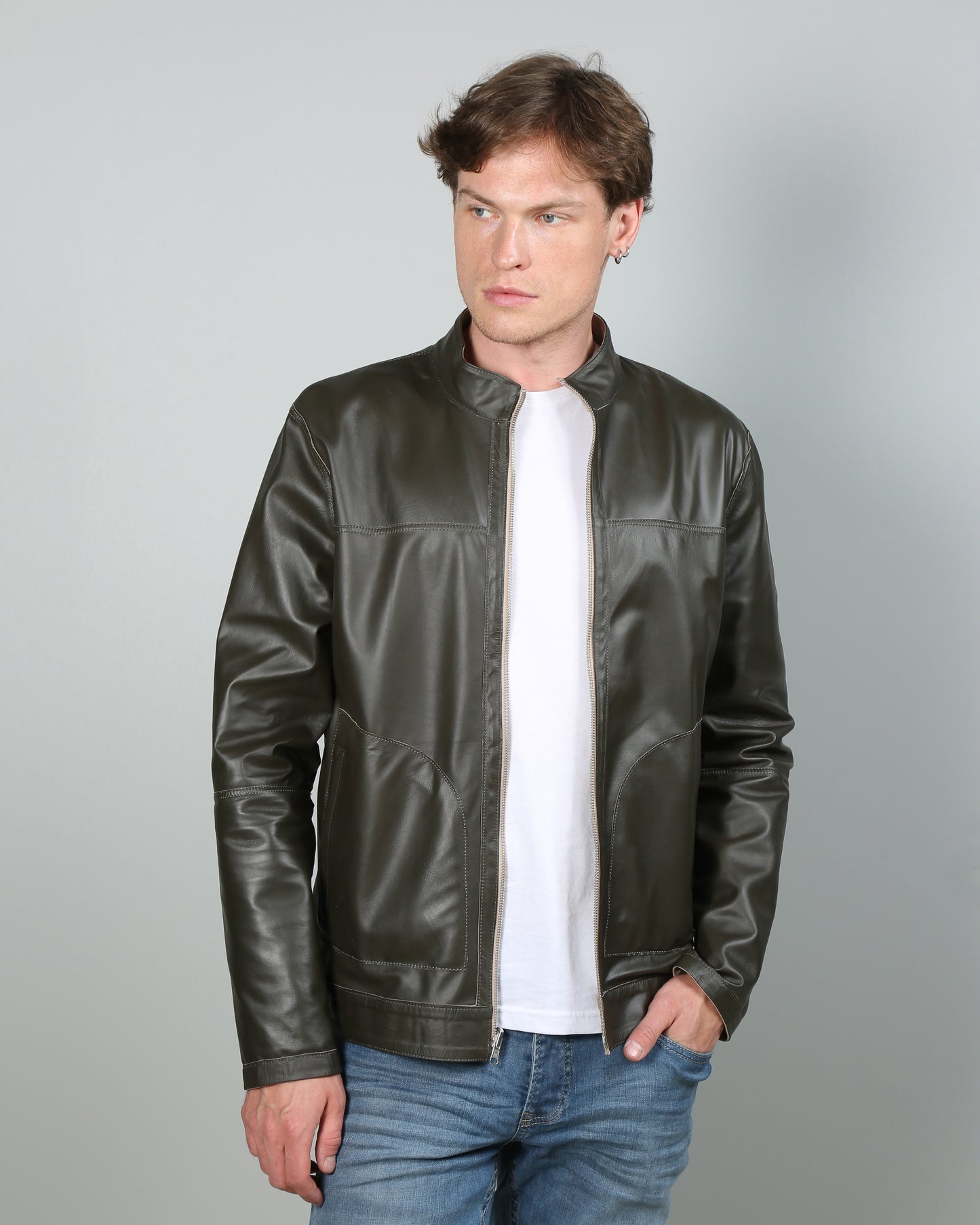 Rasmus Reversible Suede Leather Jacket