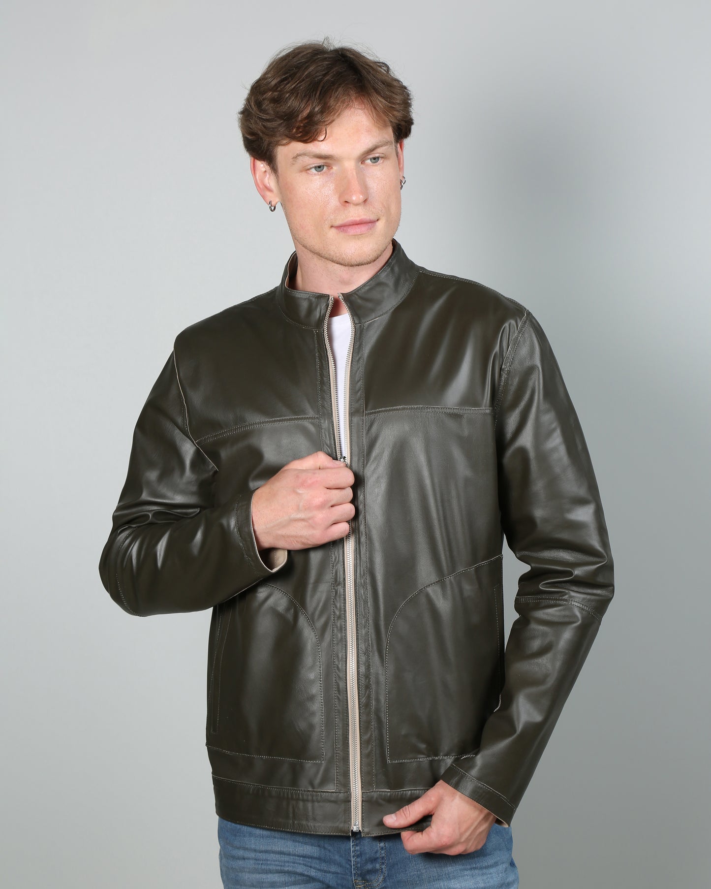 Rasmus Reversible Suede Leather Jacket