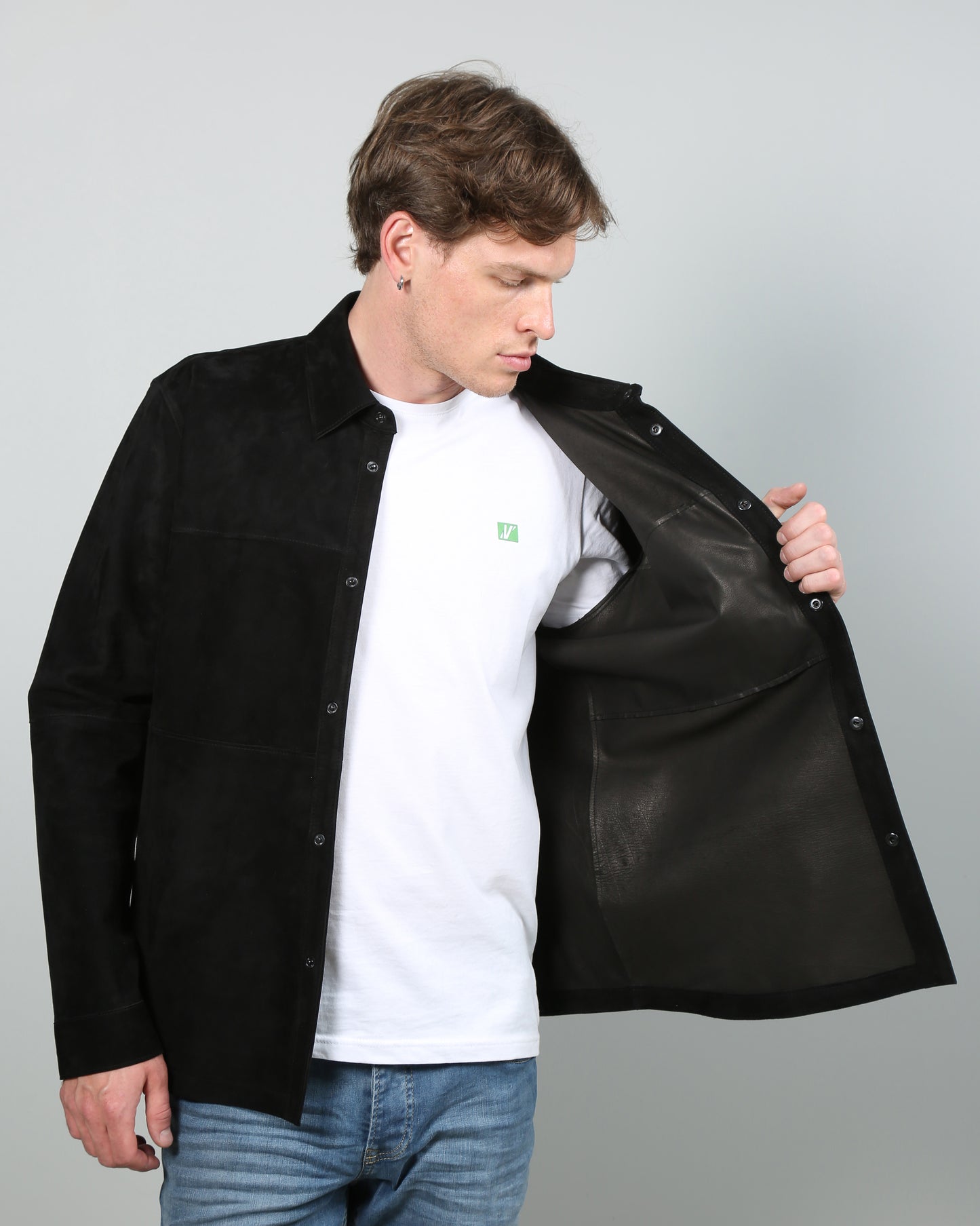 Seppo Suede Leather Jacket