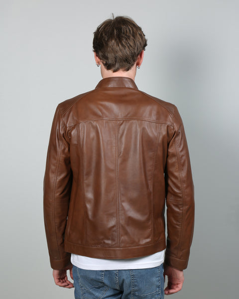 Tero Men Leather Jacket
