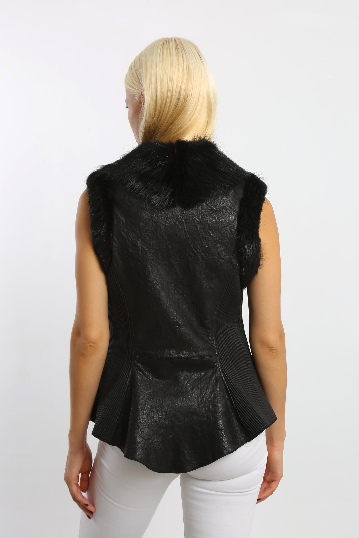 Winter's Embrace Leather Vest