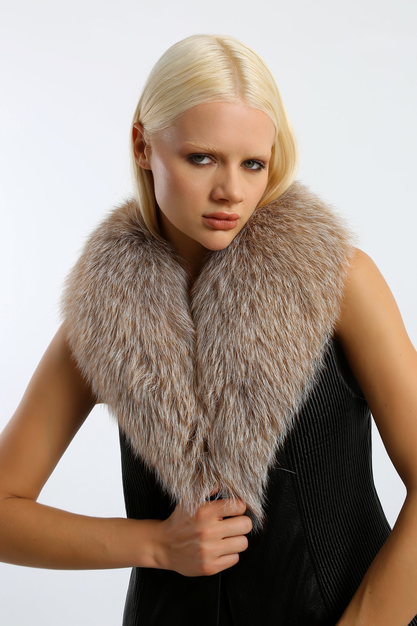 Winter's Embrace Leather Vest