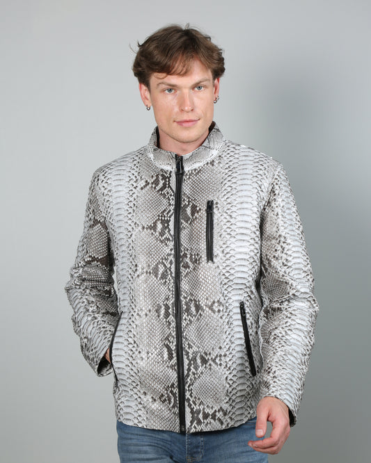 Kazuki Python Skin Jacket