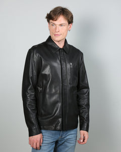 Hanska Men Leather Jacket