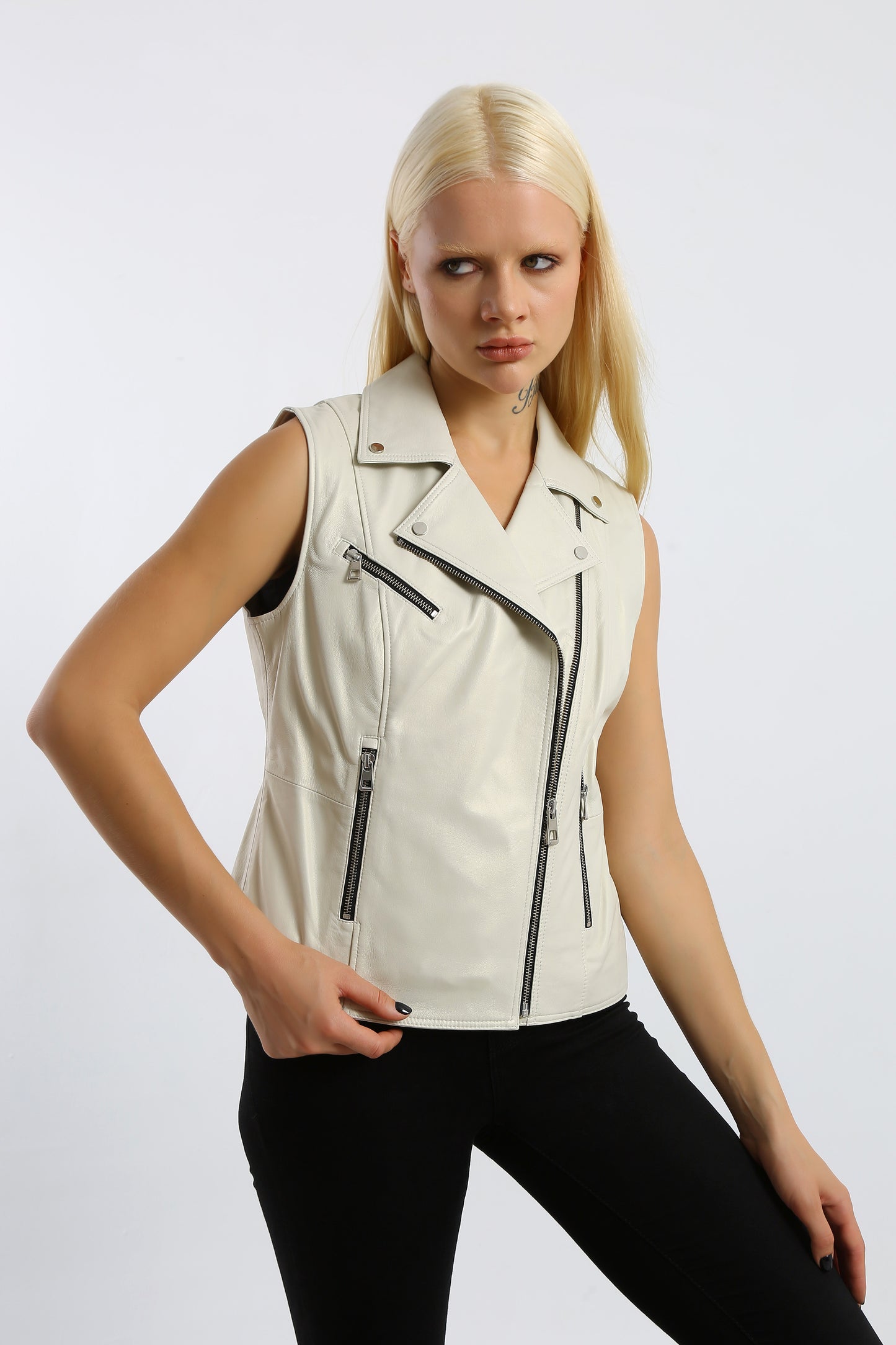 Emerald Spirit Leather Vest