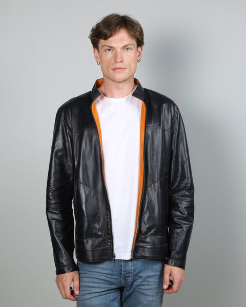 Rasmus Men Leather Jacket