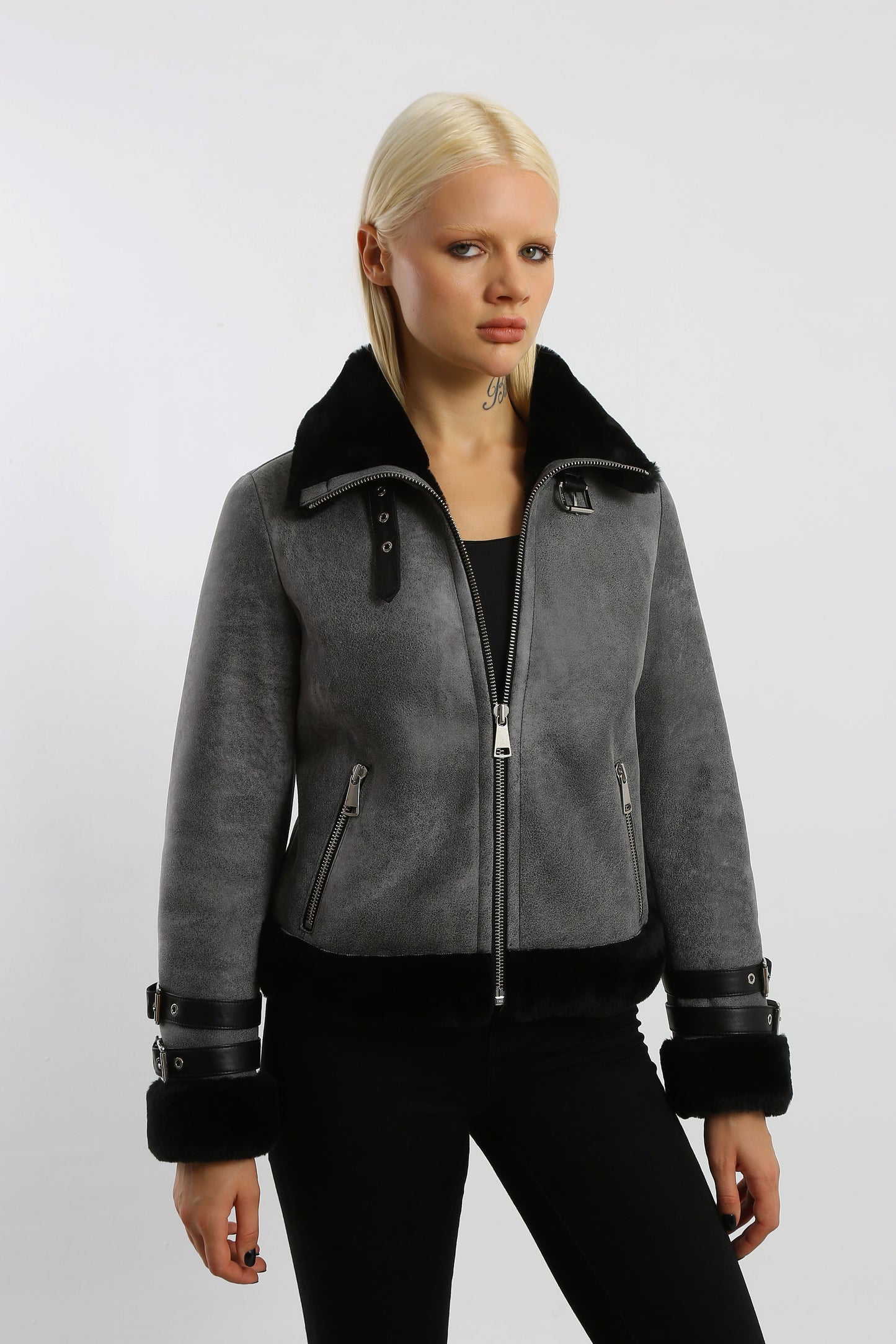 Naomi Sheepskin Shearling Coat