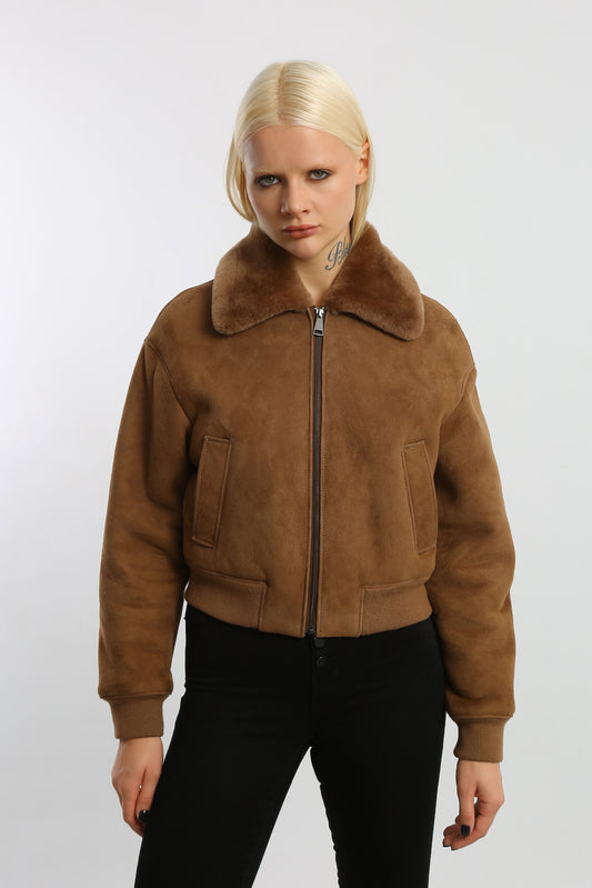 Camila Sheepskin Shearling Jacket