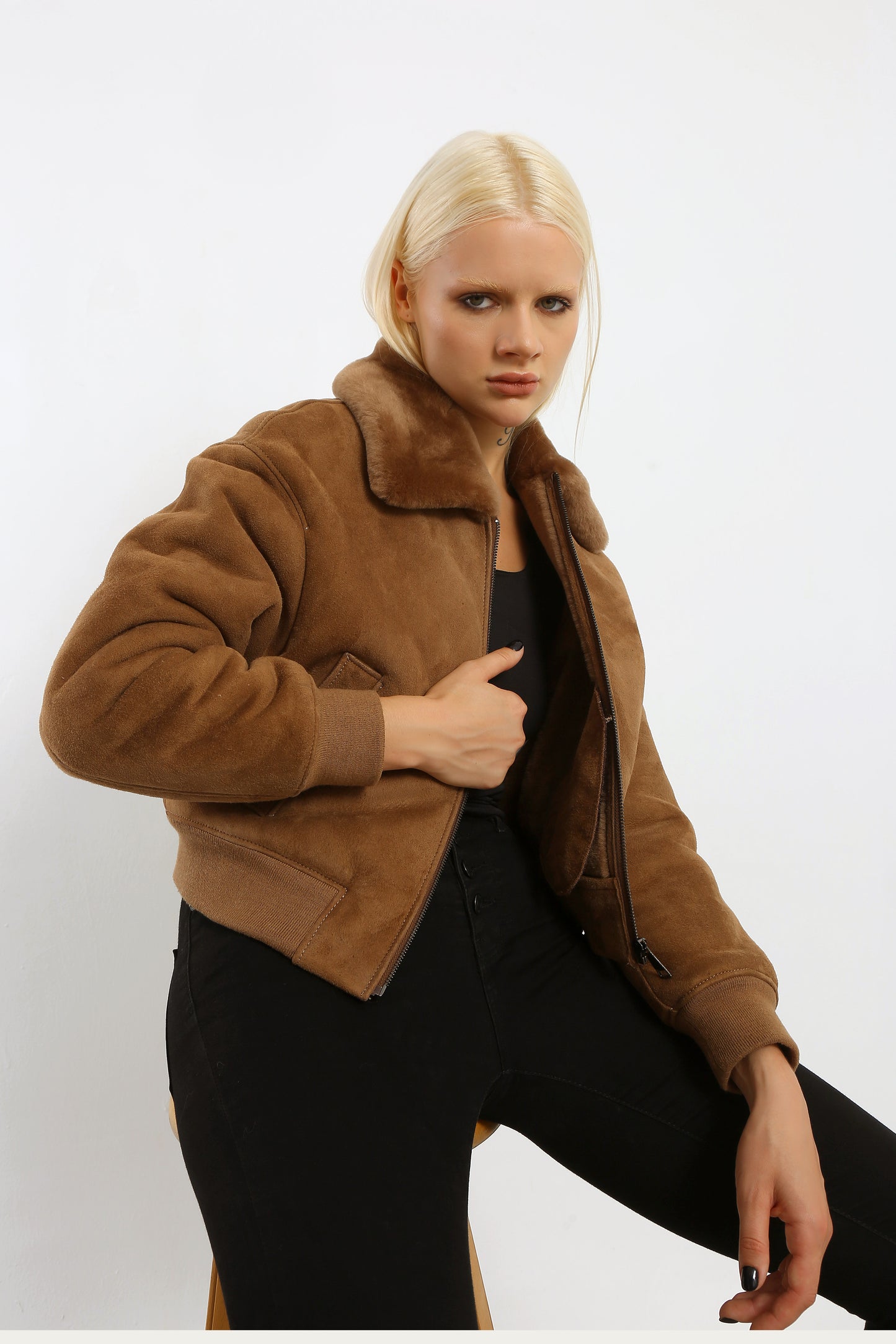 Camila Sheepskin Shearling Jacket