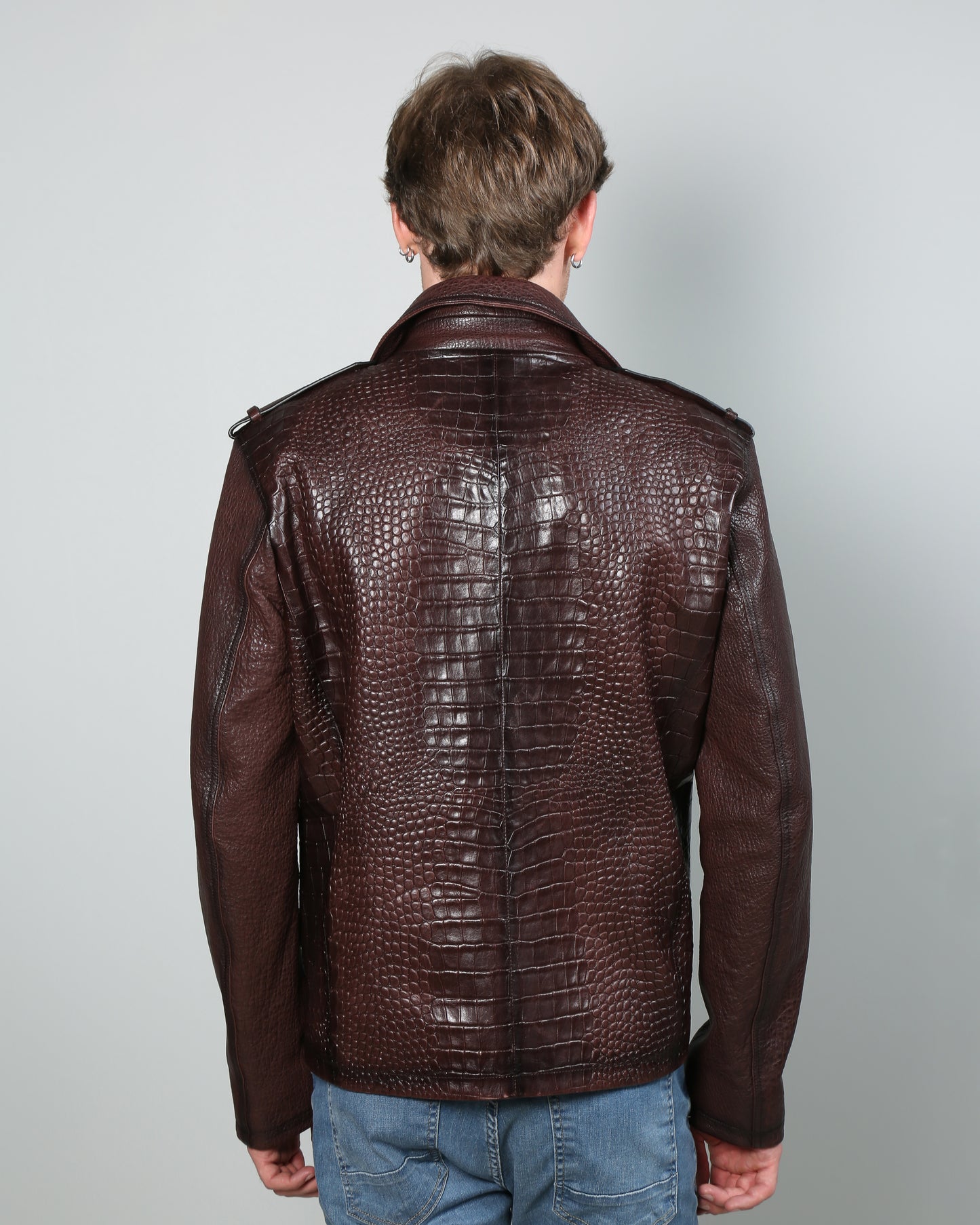 Nikan Lambskin Leather Jacket