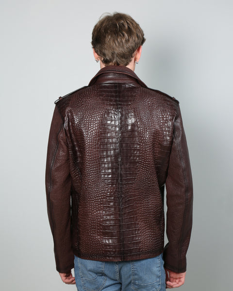 Nikan Men Leather Jacket