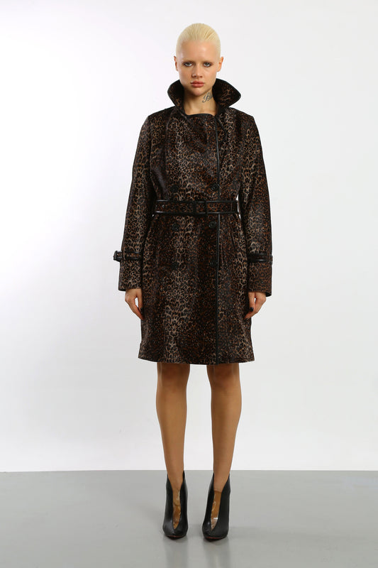 Fierce Allure Cavallino Trench Coat