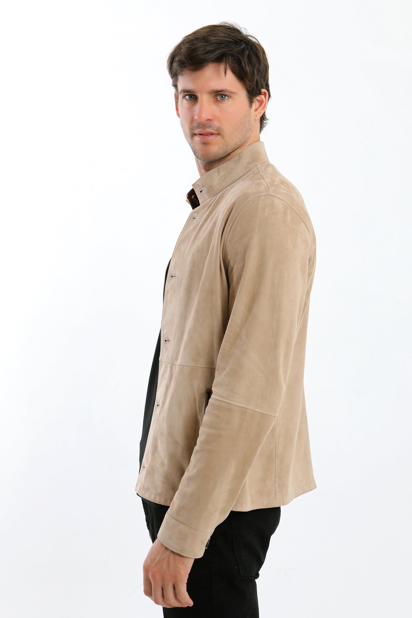 Reversible Suede Leather Jacket