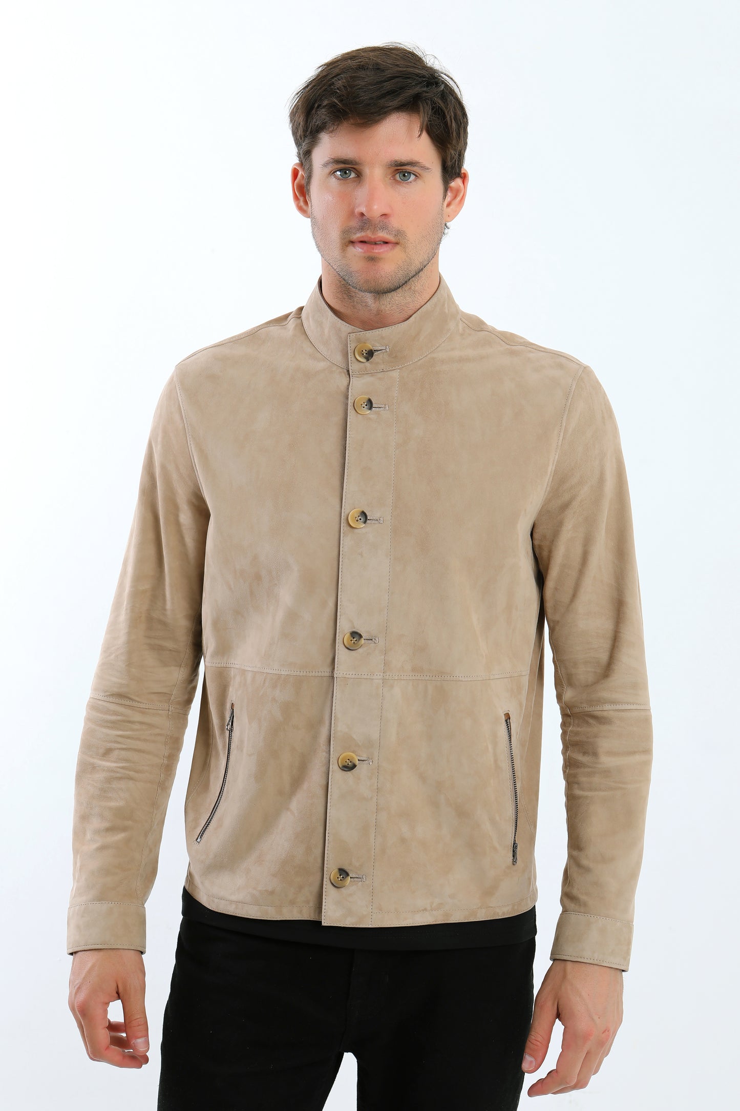 Reversible Suede Leather Jacket