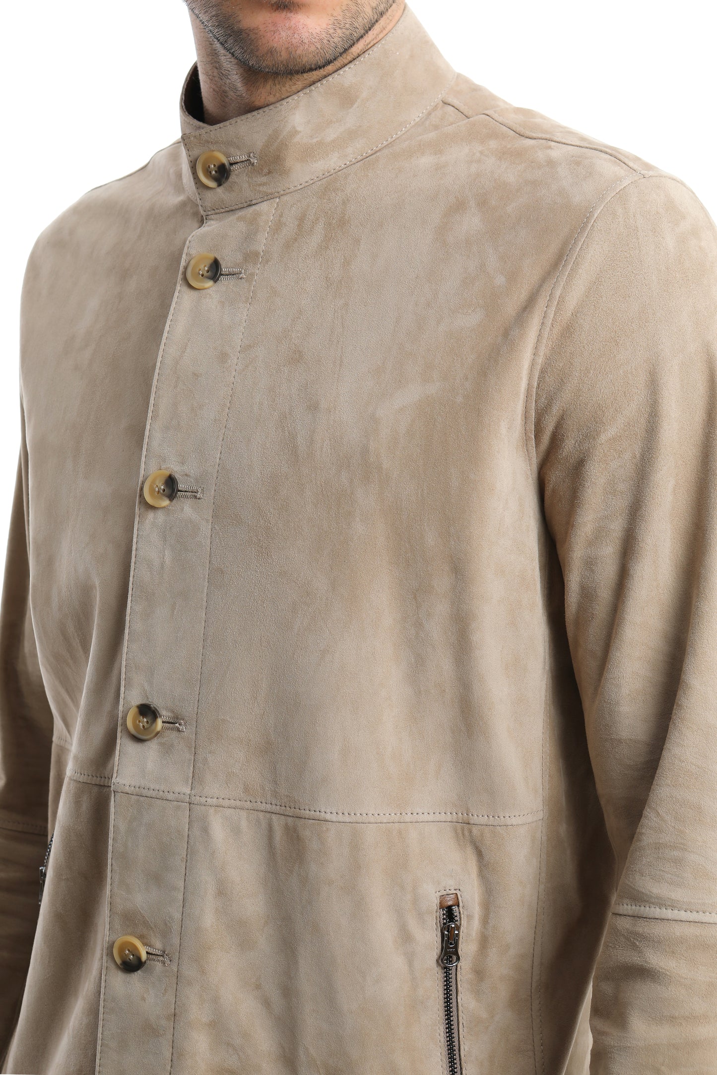Reversible Suede Leather Jacket