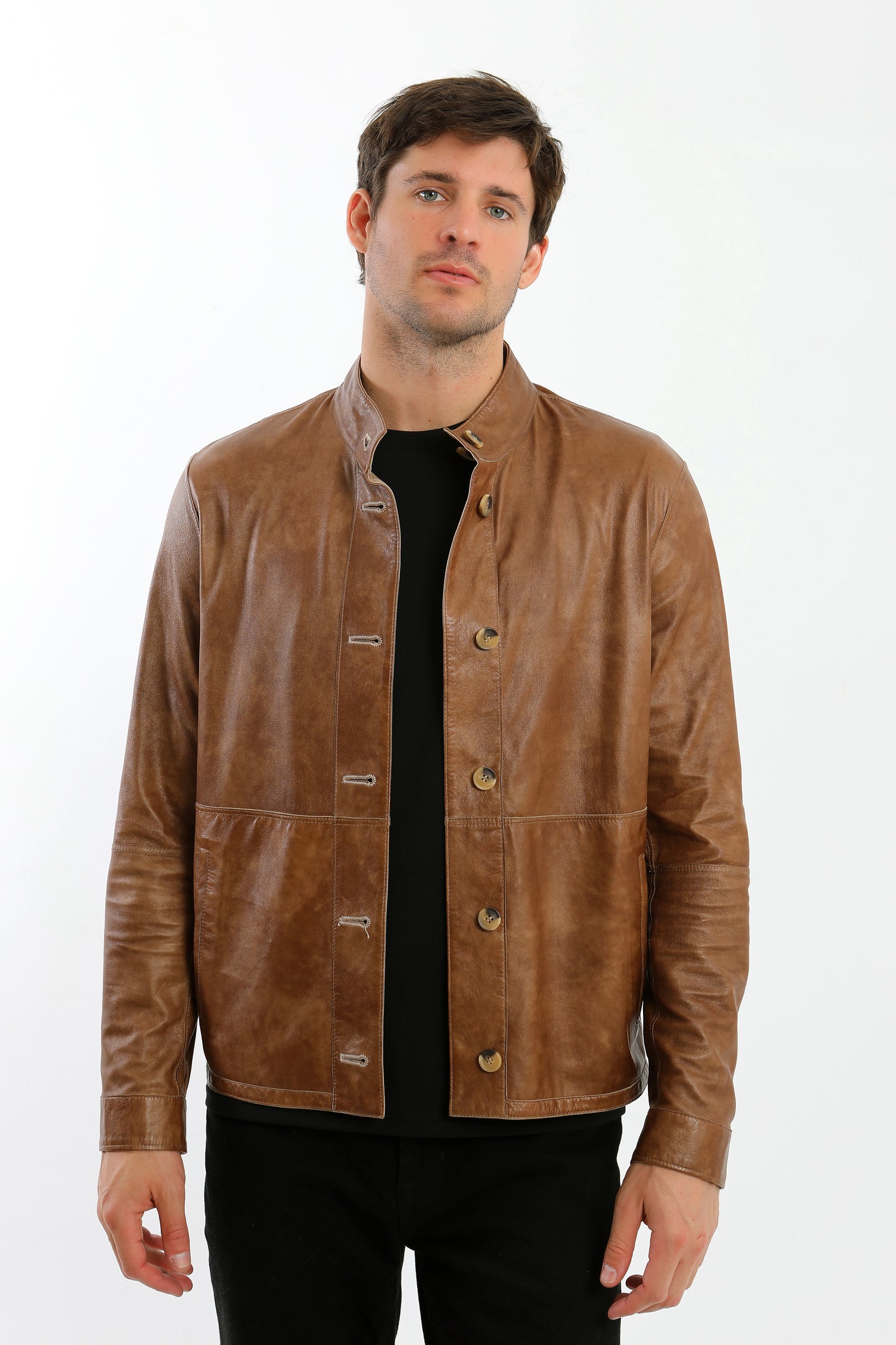 Reversible Suede Leather Jacket
