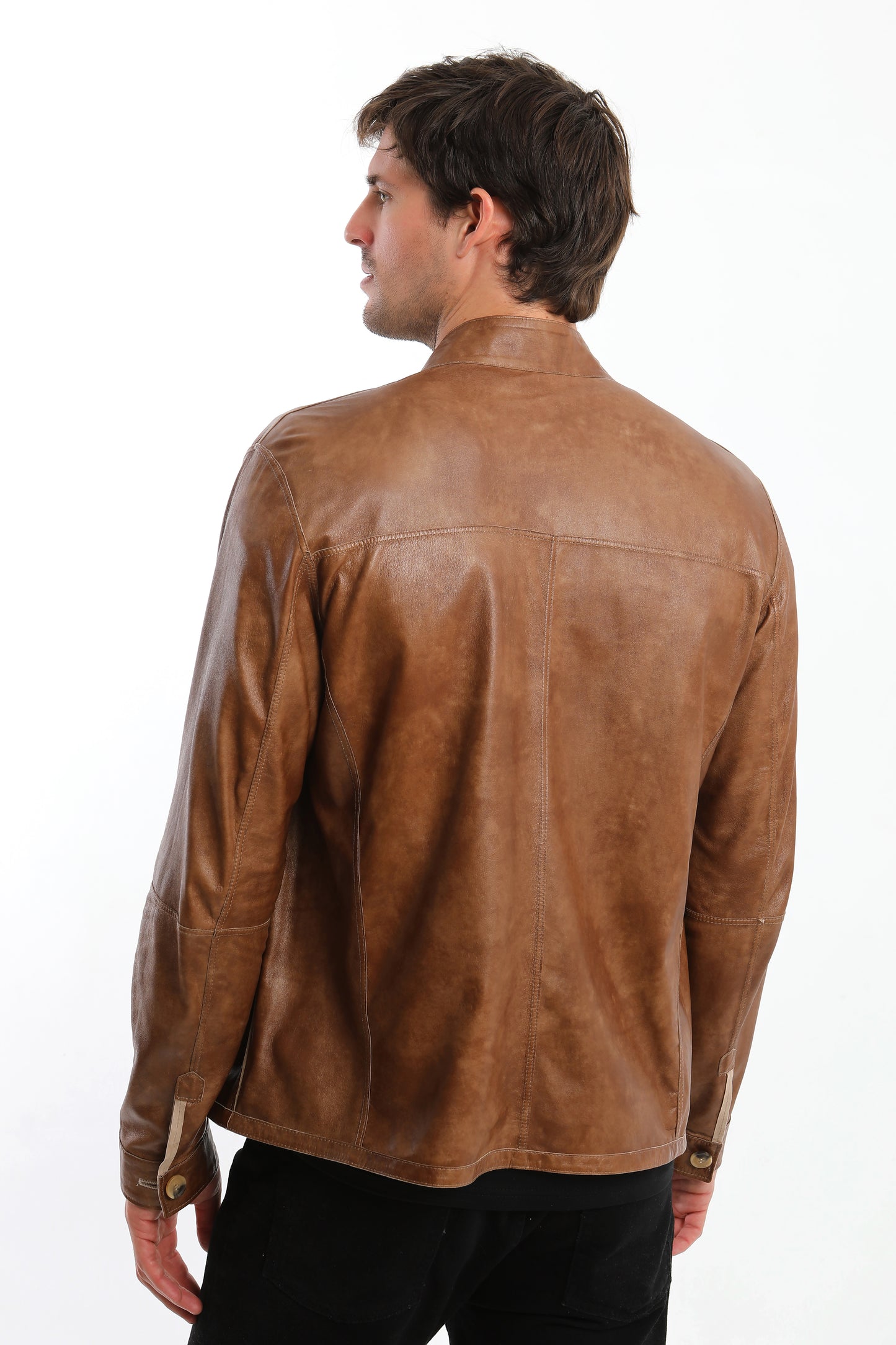 Reversible Suede Leather Jacket