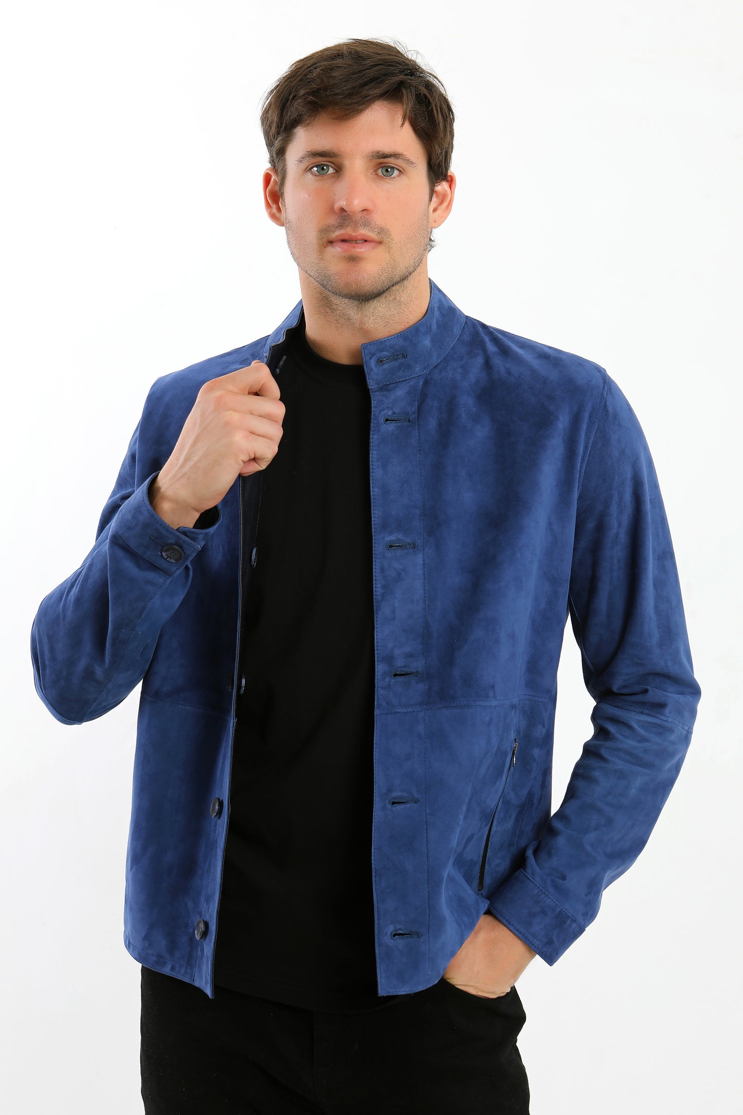 Reversible Suede Leather Jacket