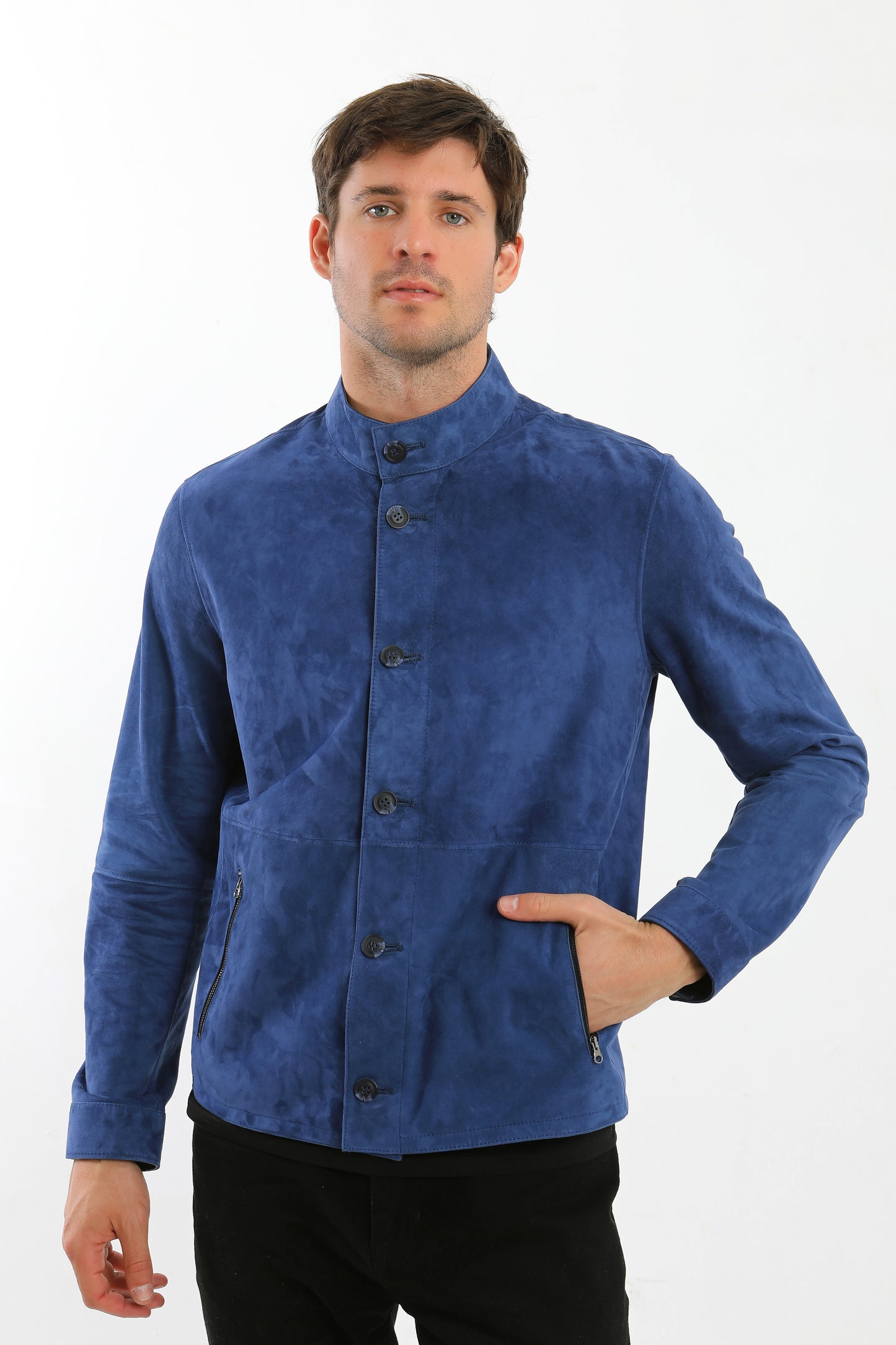Reversible Suede Leather Jacket