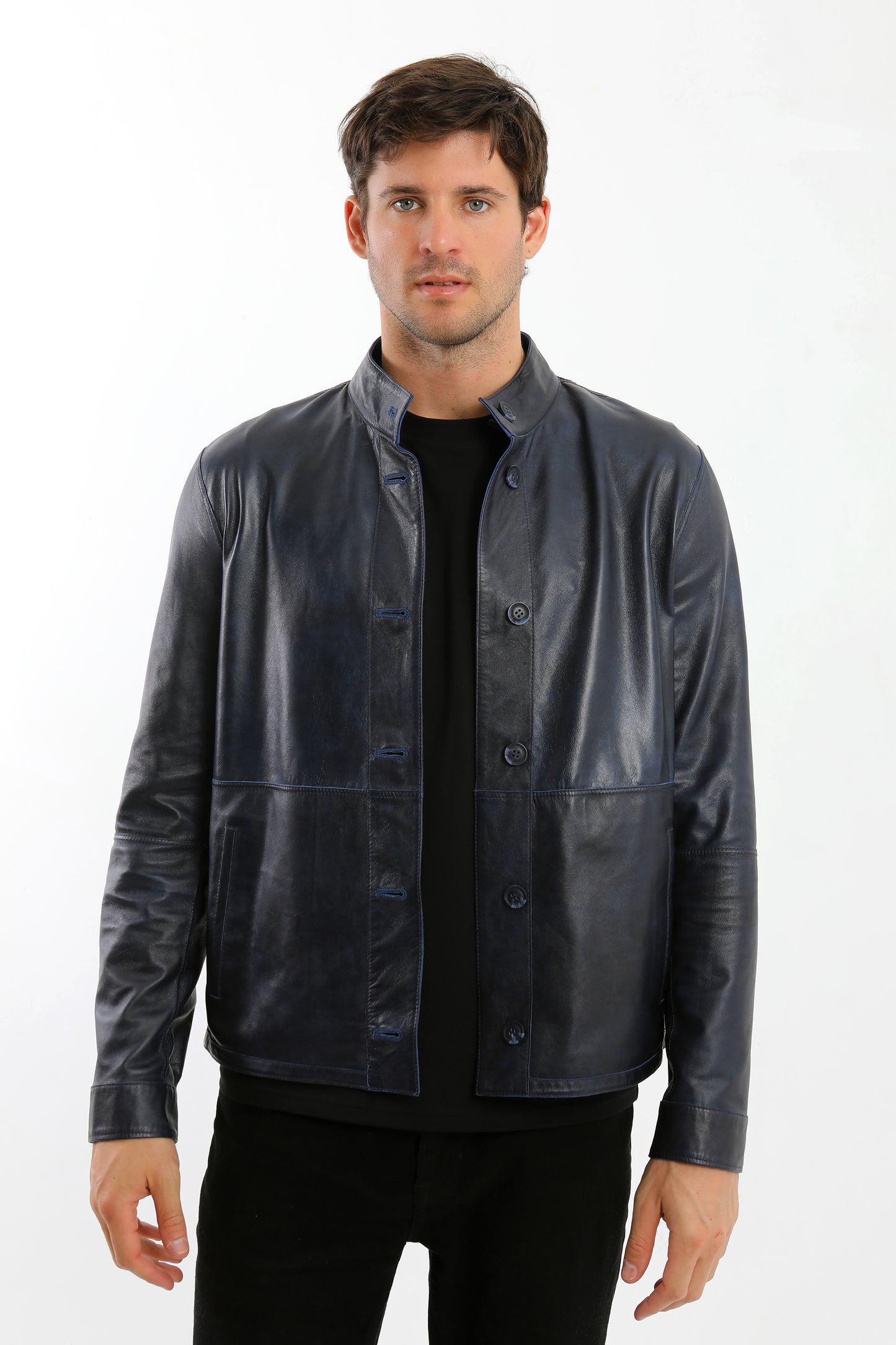 Reversible Suede Leather Jacket