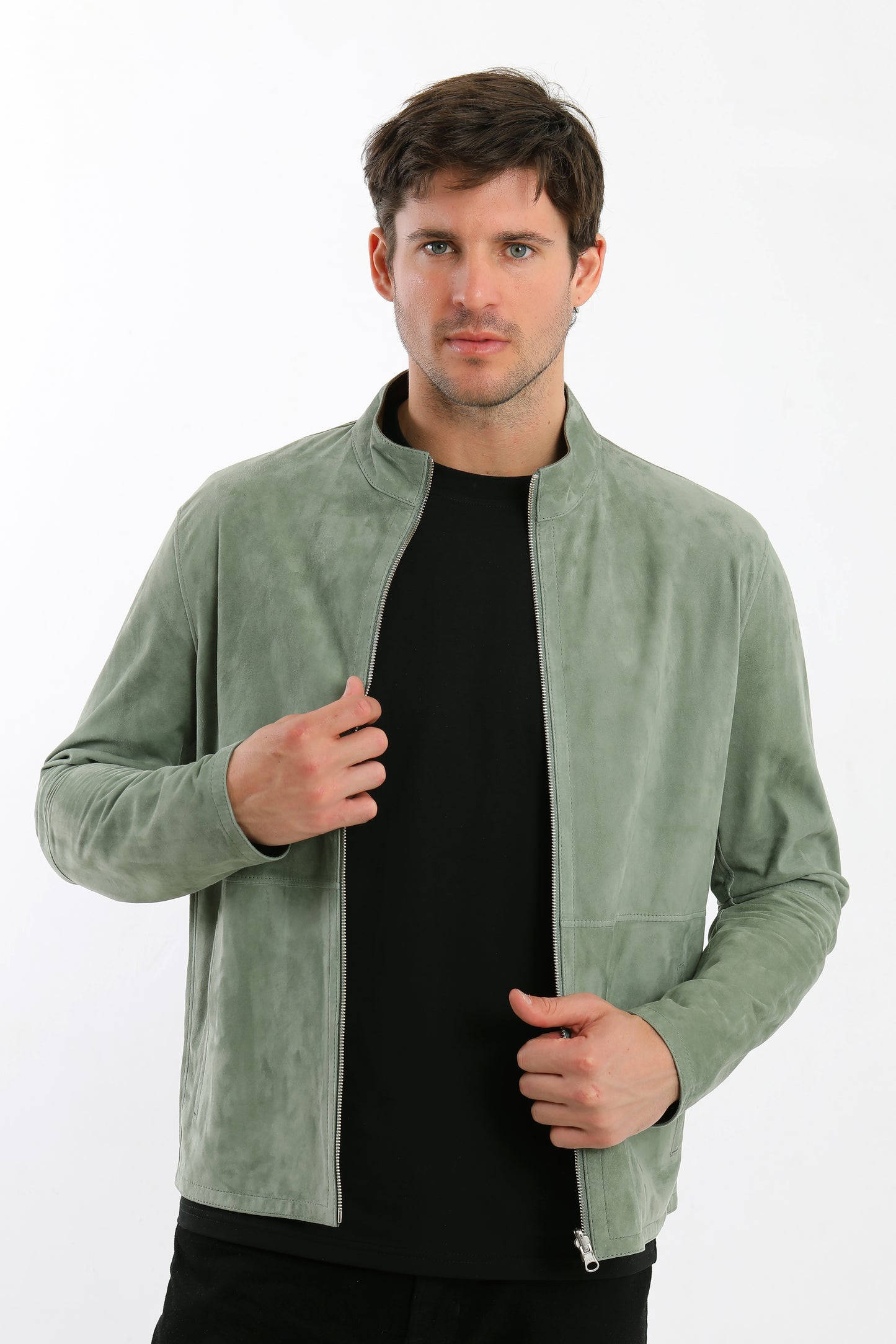 Reversible Suede Leather Jacket
