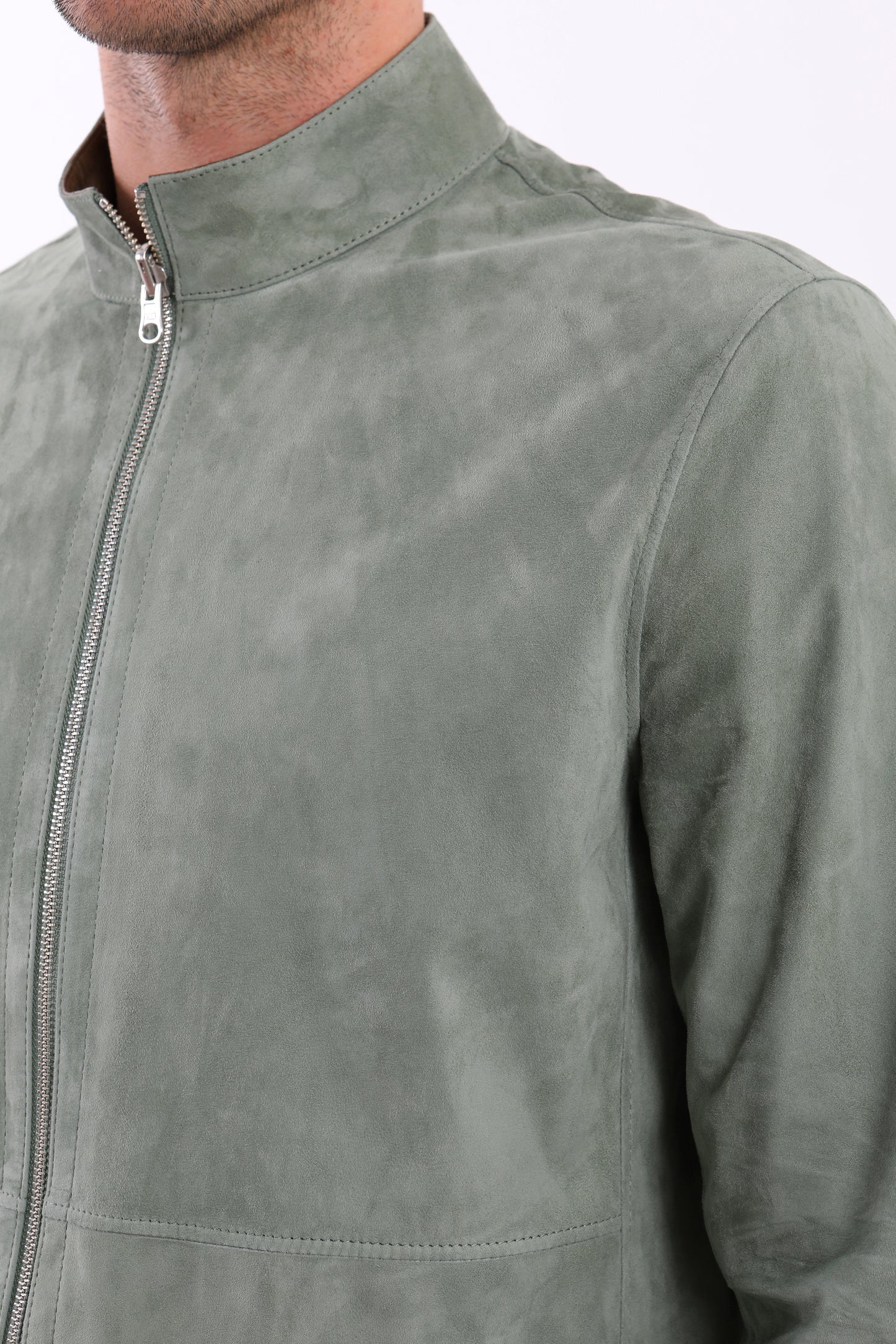 Reversible Suede Leather Jacket