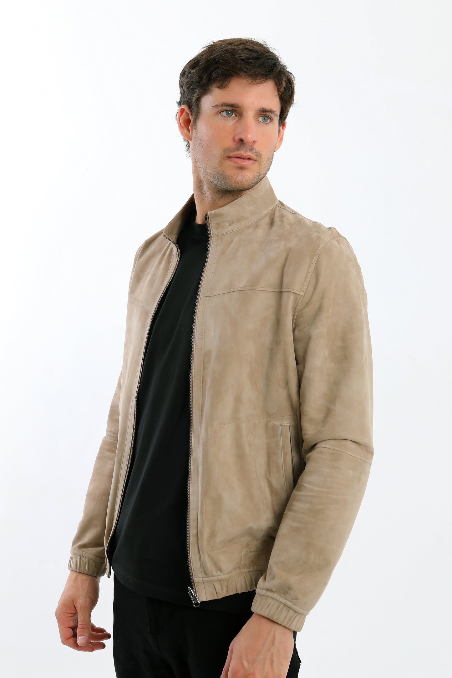 Reversible Suede Bomber Jacket