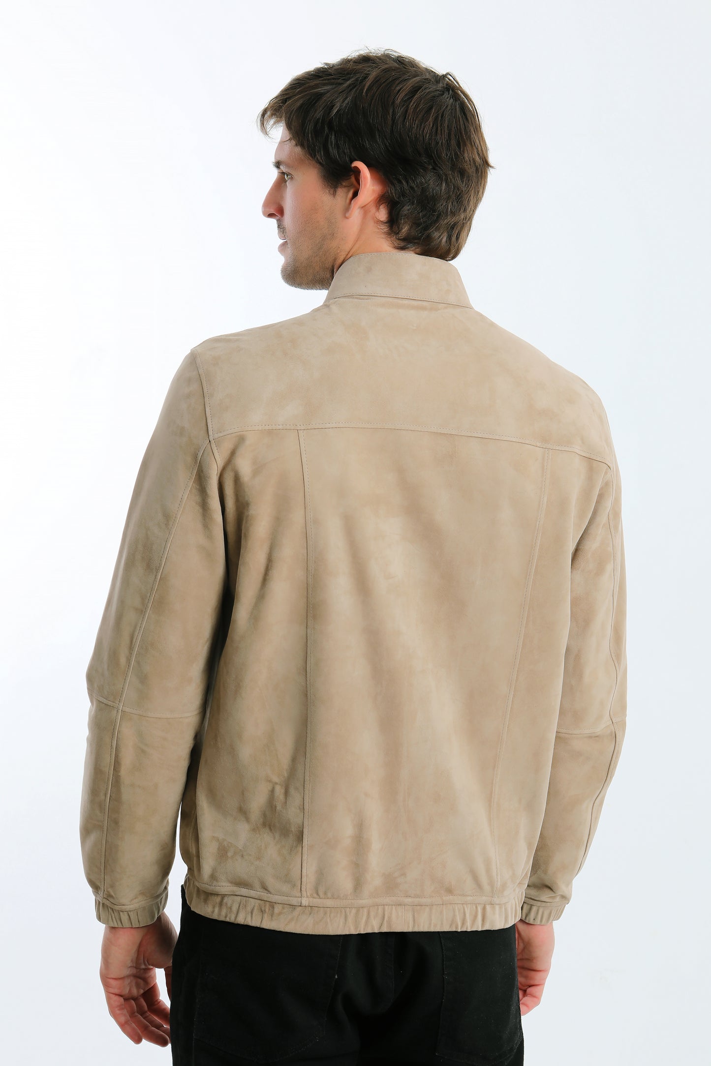 Reversible Suede Bomber Jacket