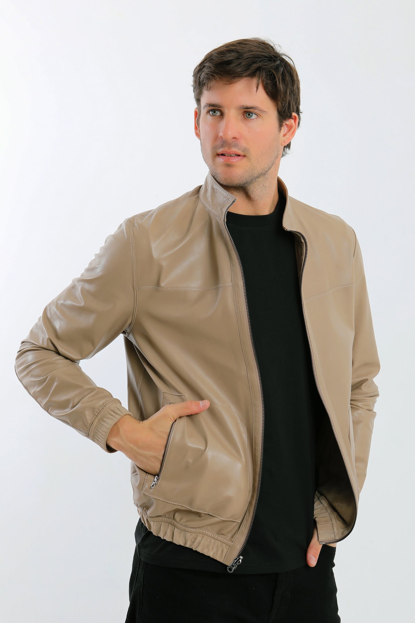 Reversible Suede Bomber Jacket