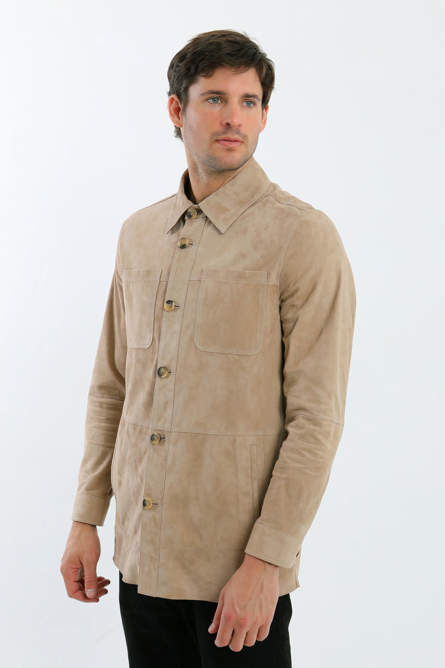 Reversible Suede Leather Jacket