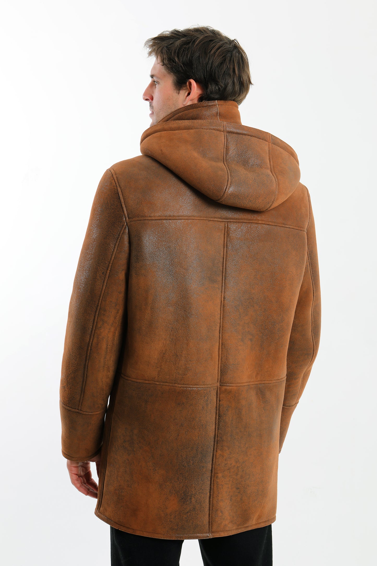 Brown Sheepskin Shearling Coat