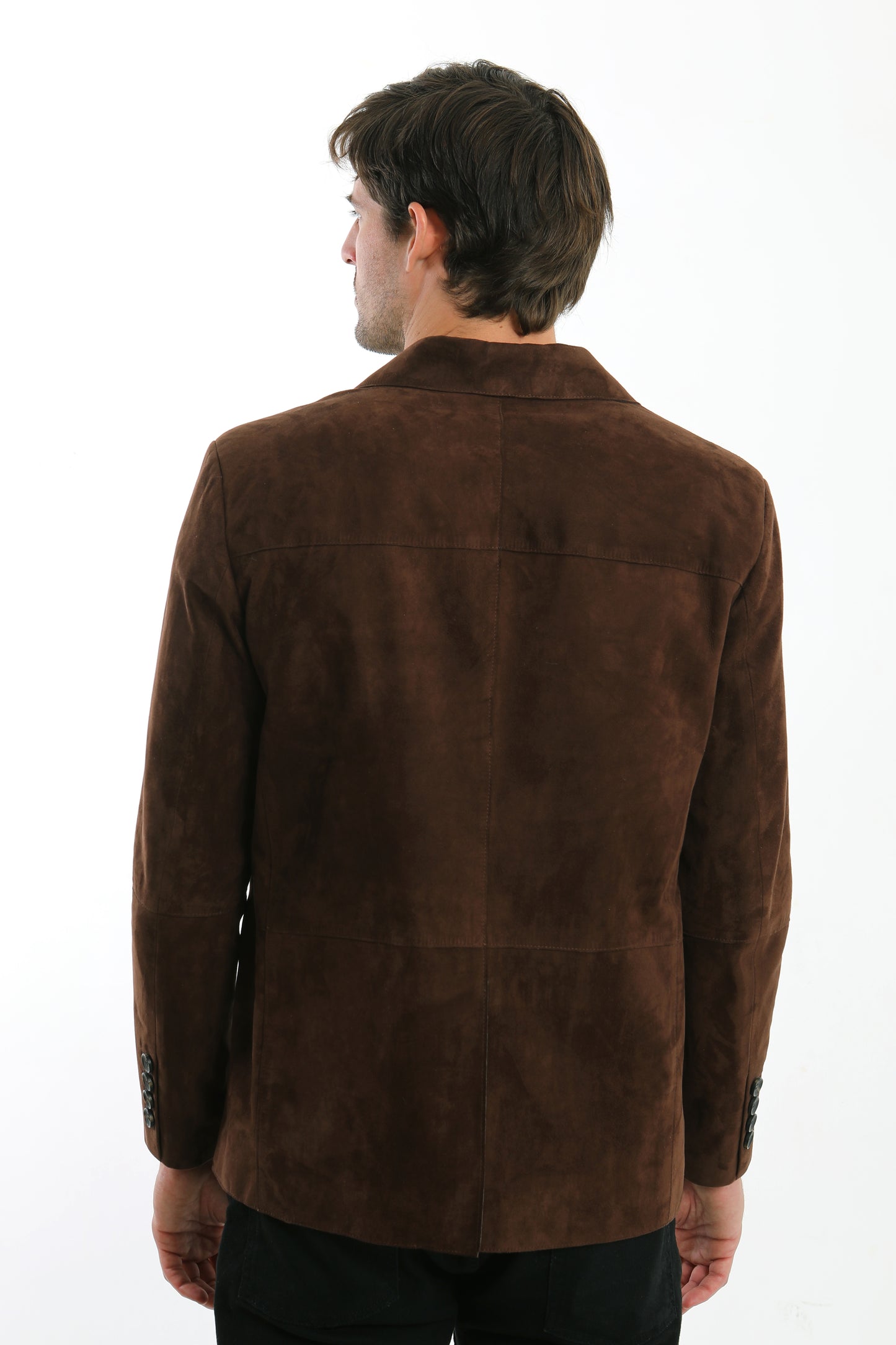Suede Leather Blazer