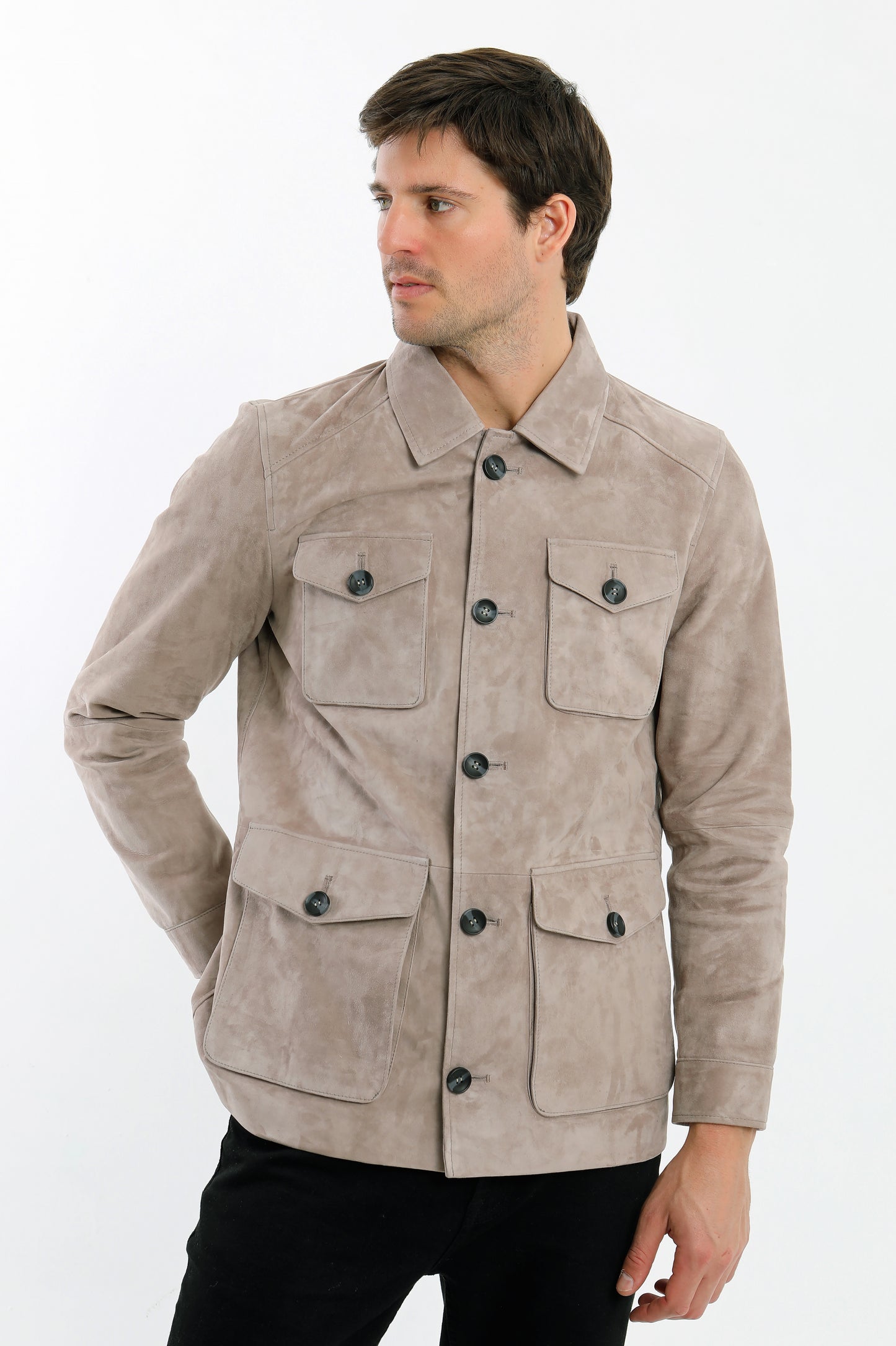 Suede Leather Jacket