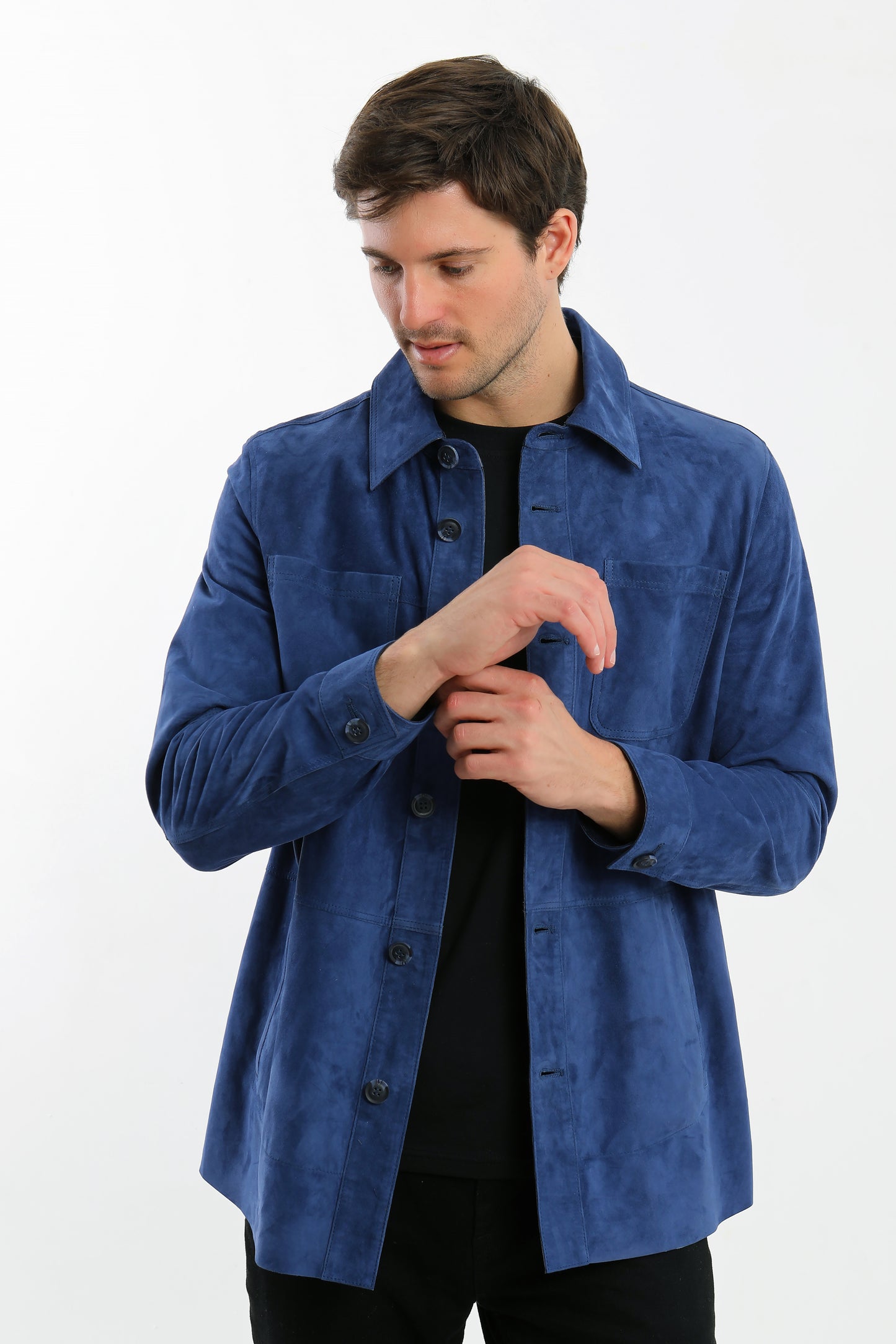Reversible Suede Leather Jacket