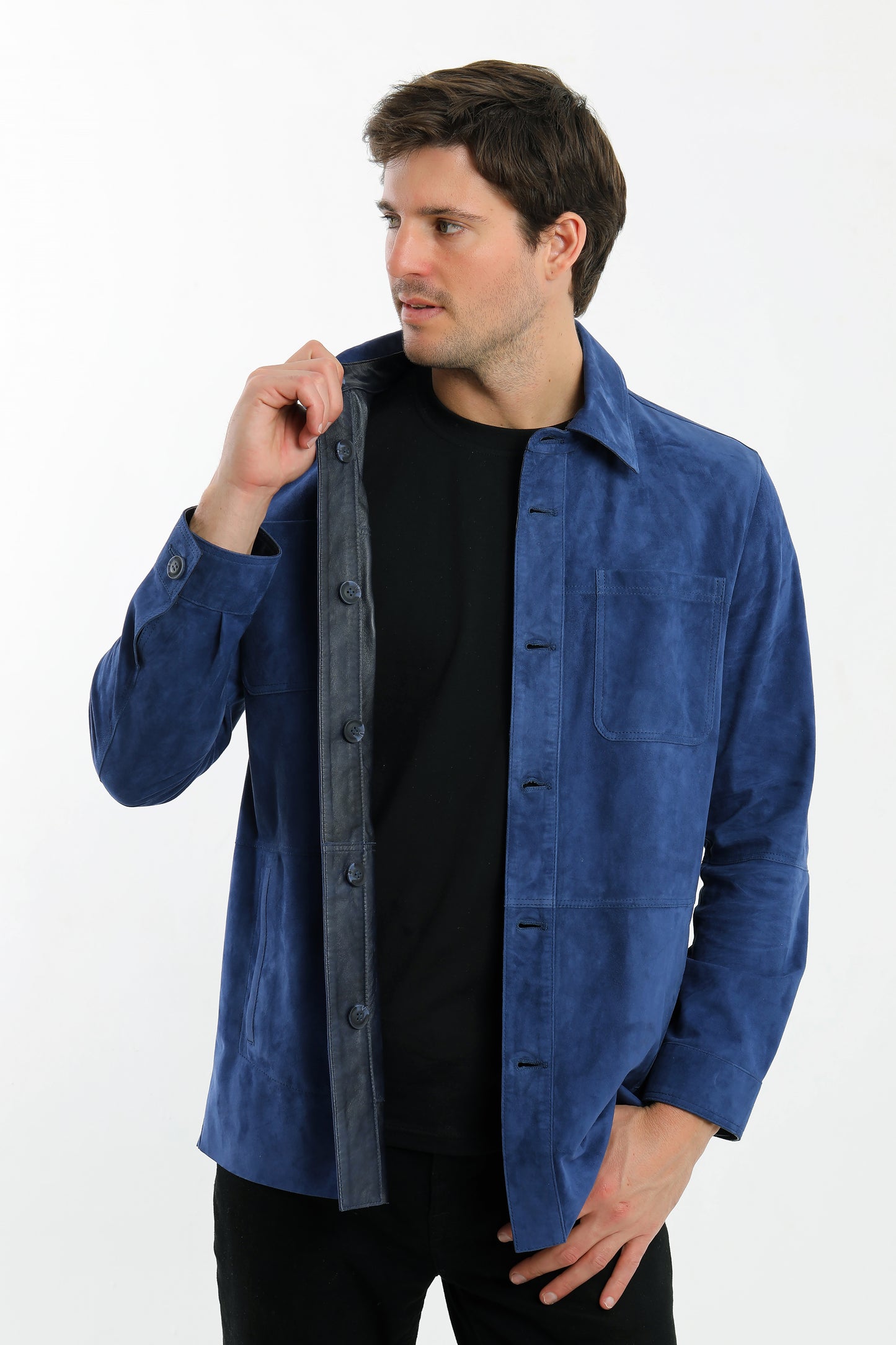 Reversible Suede Leather Jacket