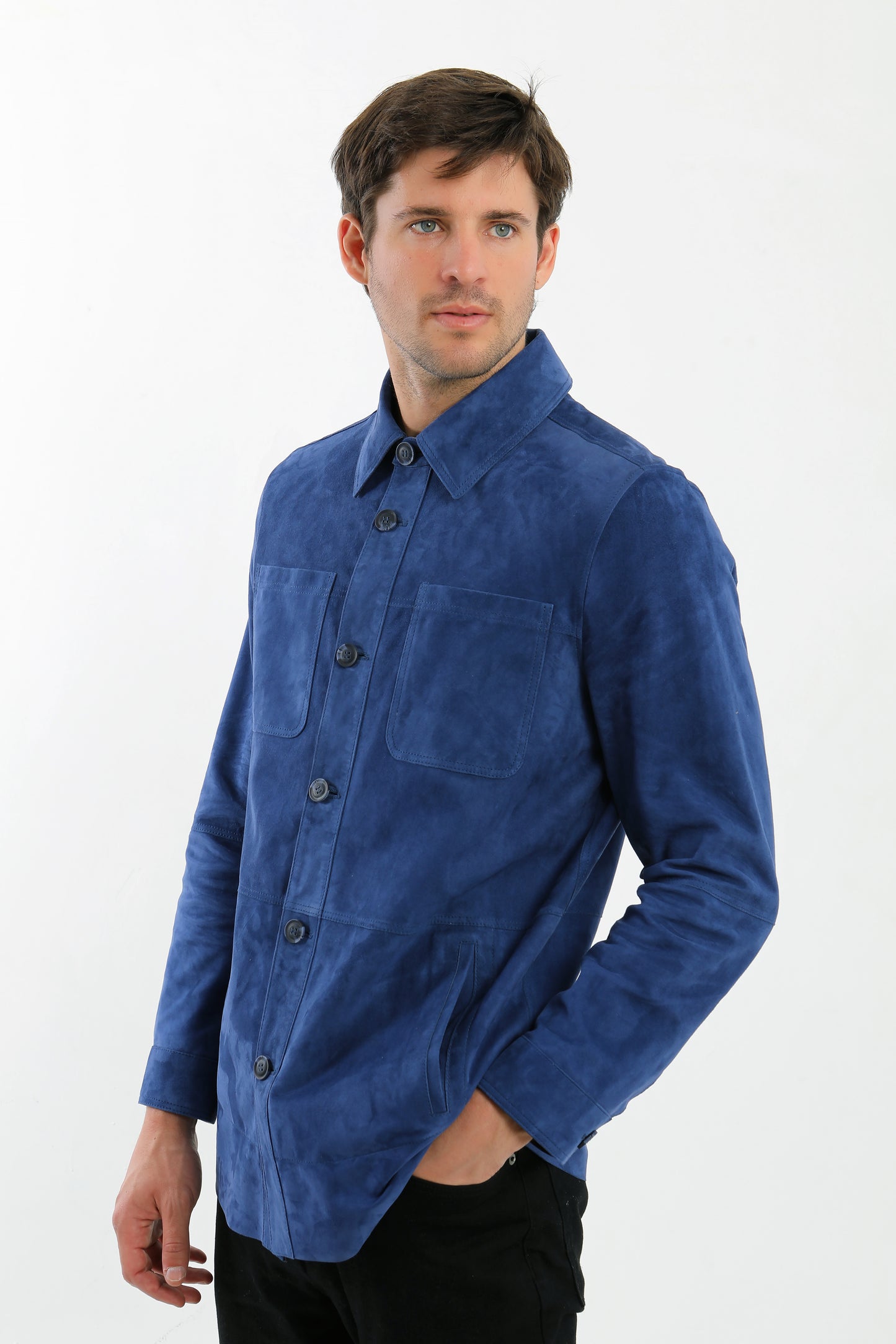 Reversible Suede Leather Jacket