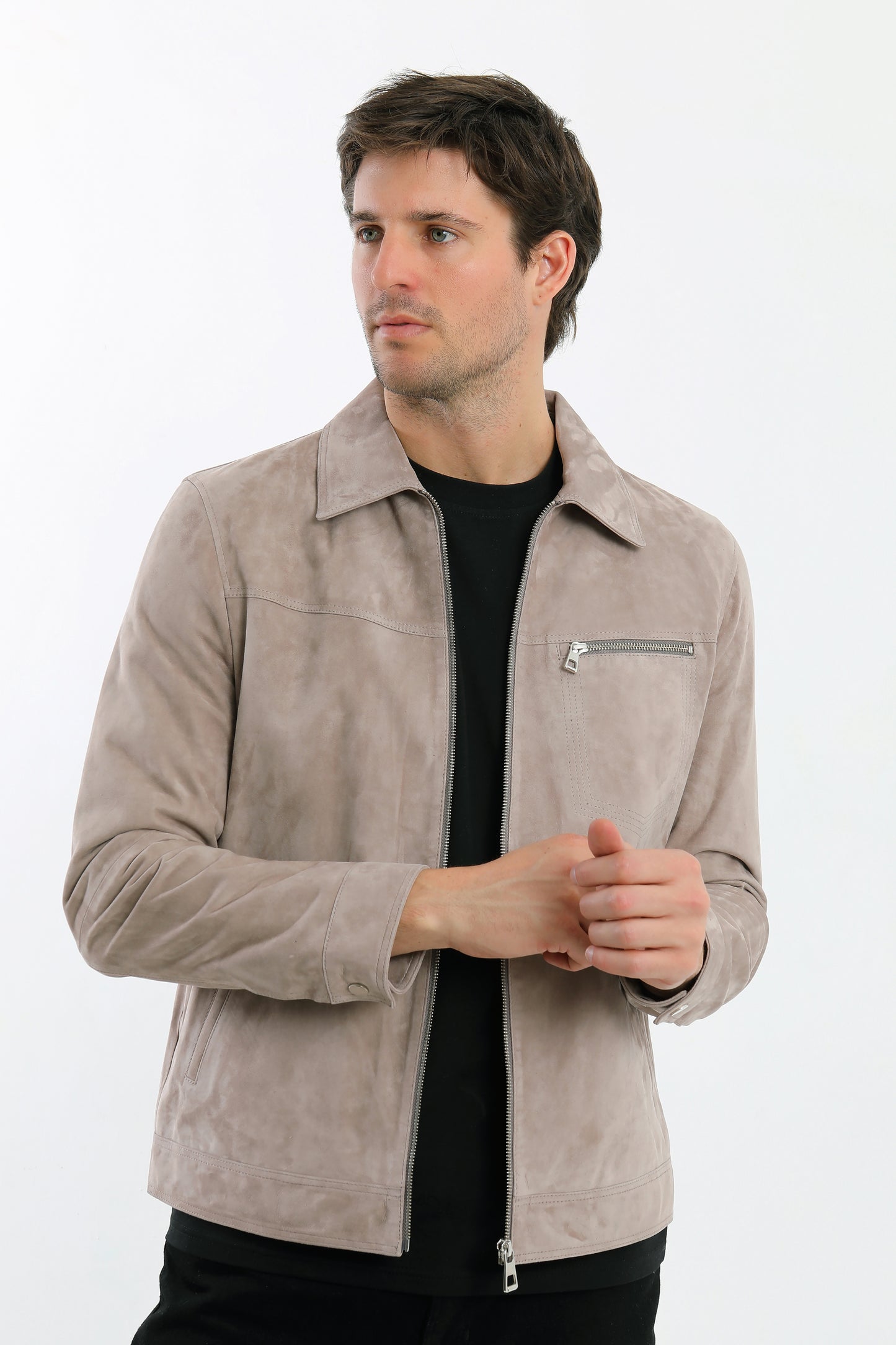 Suede Leather Jacket