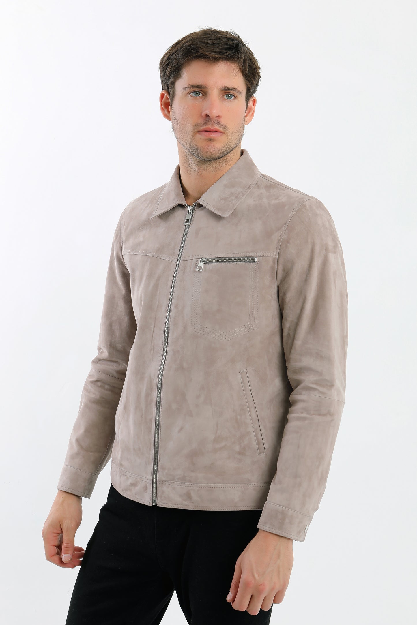 Suede Leather Jacket