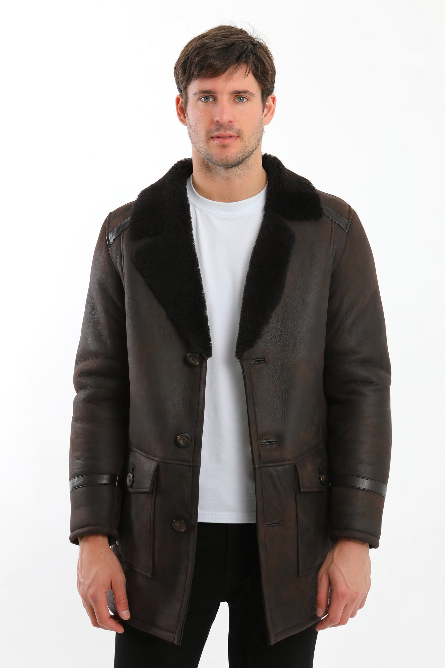 Sheepskin Shearling Coat