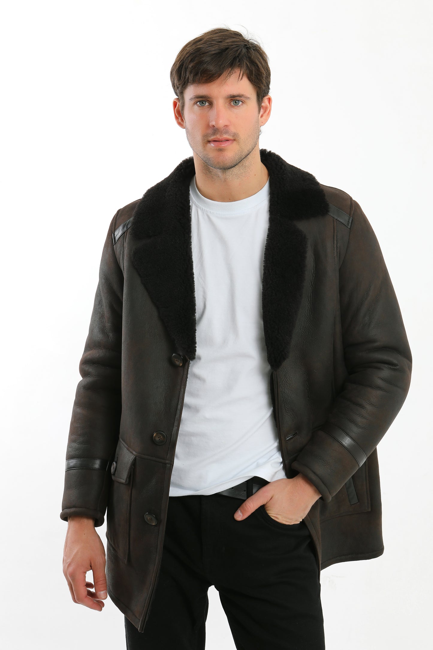 Sheepskin Shearling Coat